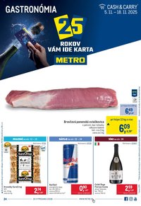 METRO leták - Gastronómia (2025-11-05 - 2025-11-18)