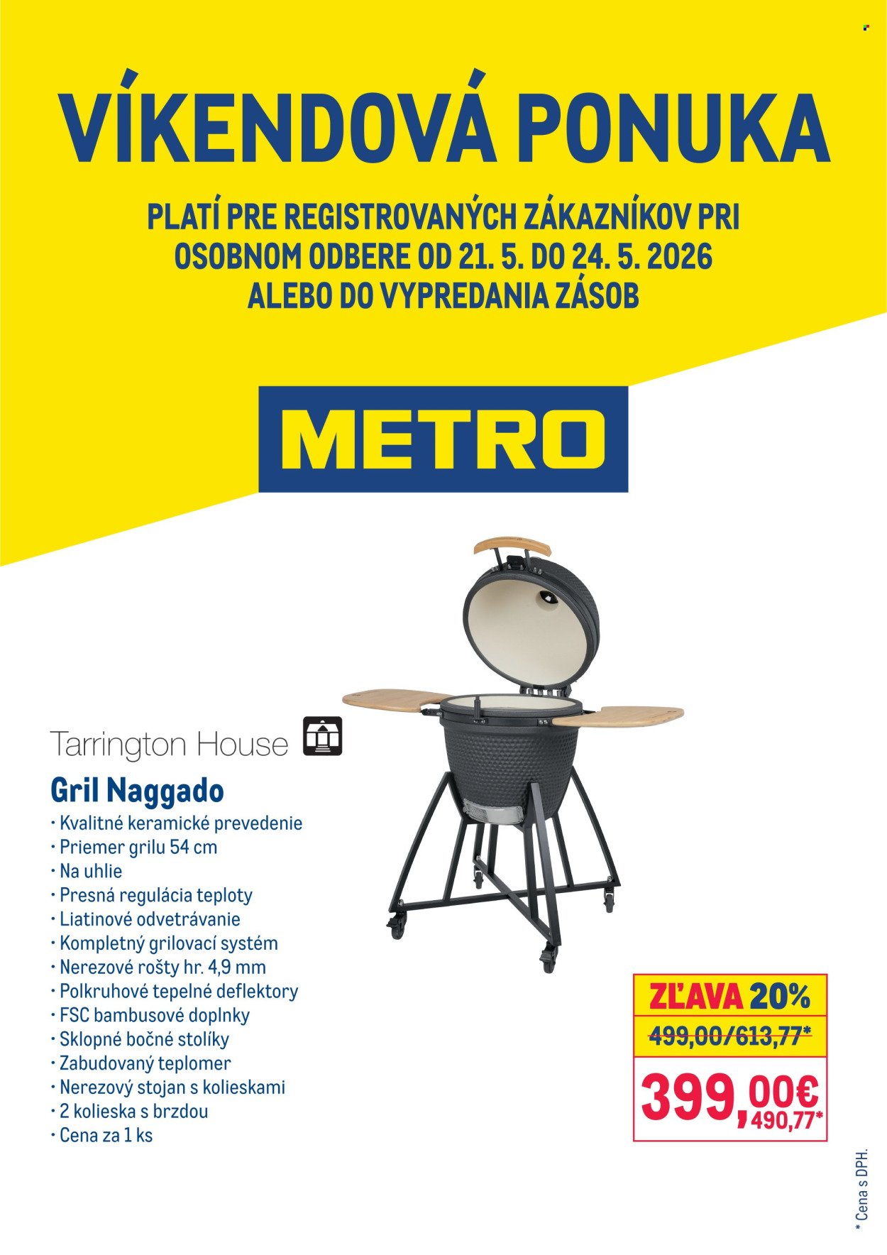 METRO leták - Víkendová ponuka Grill (2026-05-21 - 2026-05-24) | 1