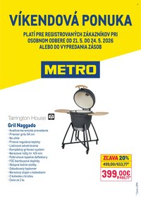 METRO leták - Víkendová ponuka Grill (2026-05-21 - 2026-05-24)