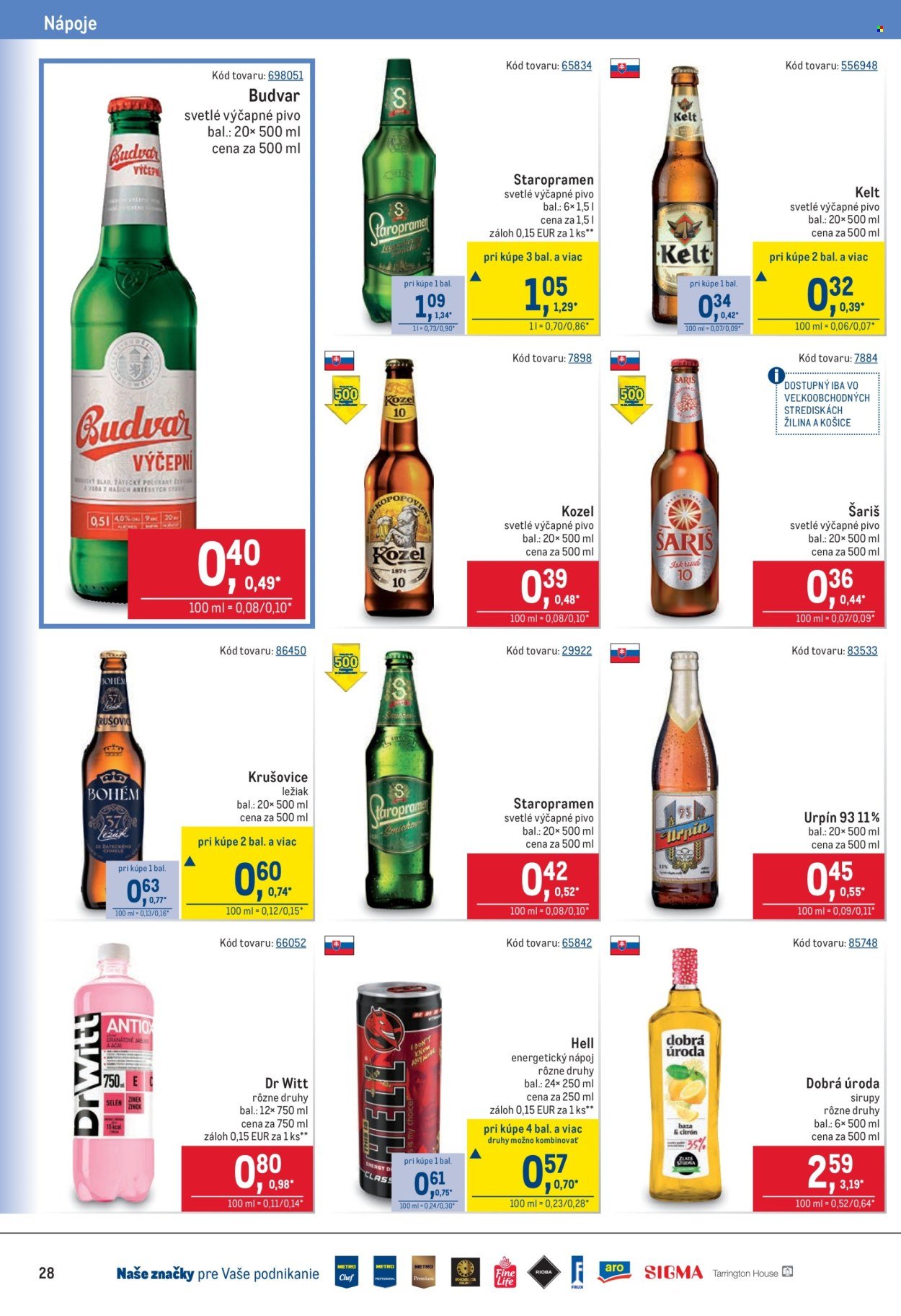 METRO leták - Maloobchod (2026-03-11 - 2026-03-24) | 28