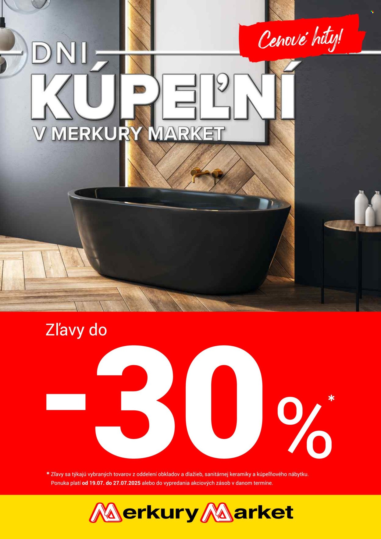 MERKURY MARKET leták - Dni kúpeľní v Merkury Market! (2025-07-19 - 2025-07-27) | 1
