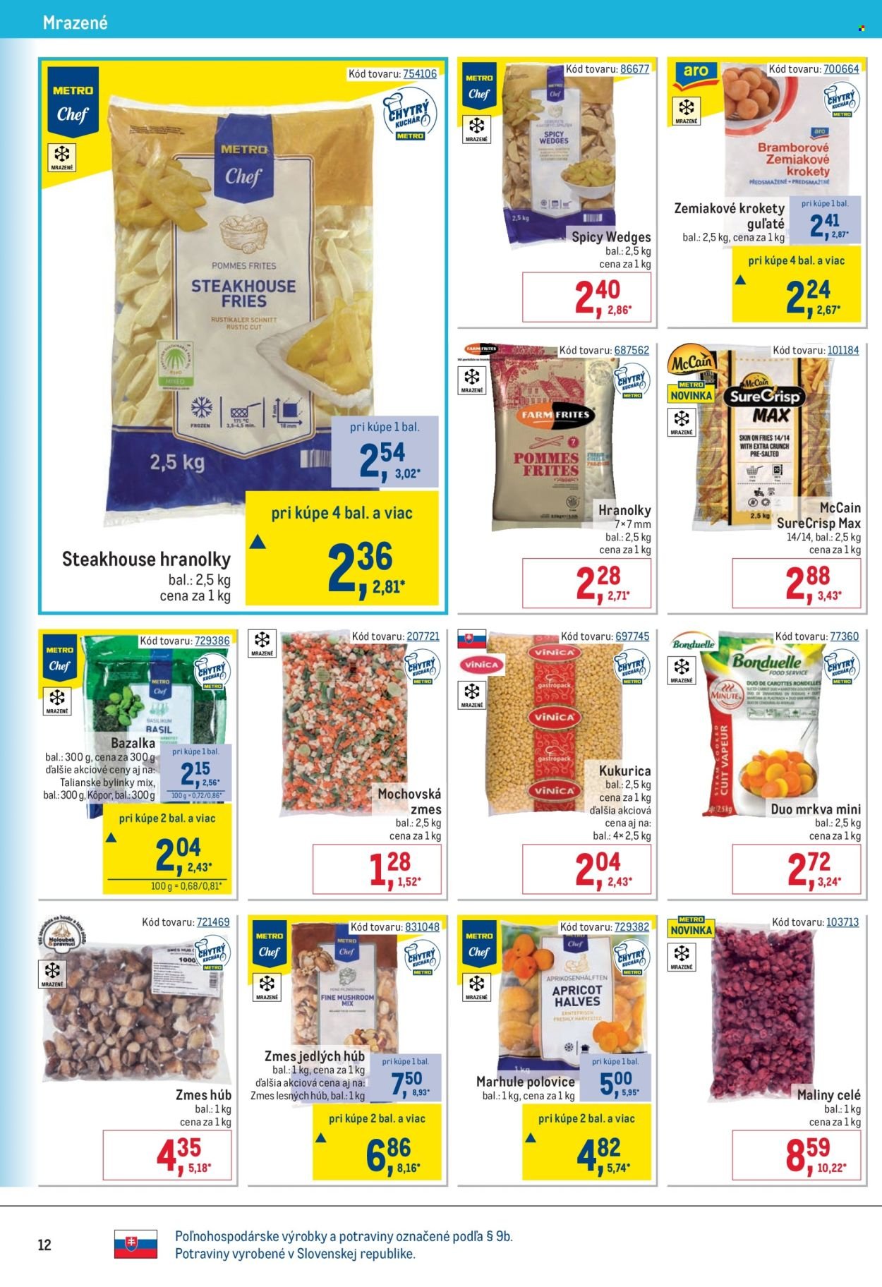 METRO leták - Gastronómia (2025-12-10 - 2025-12-31) | 12