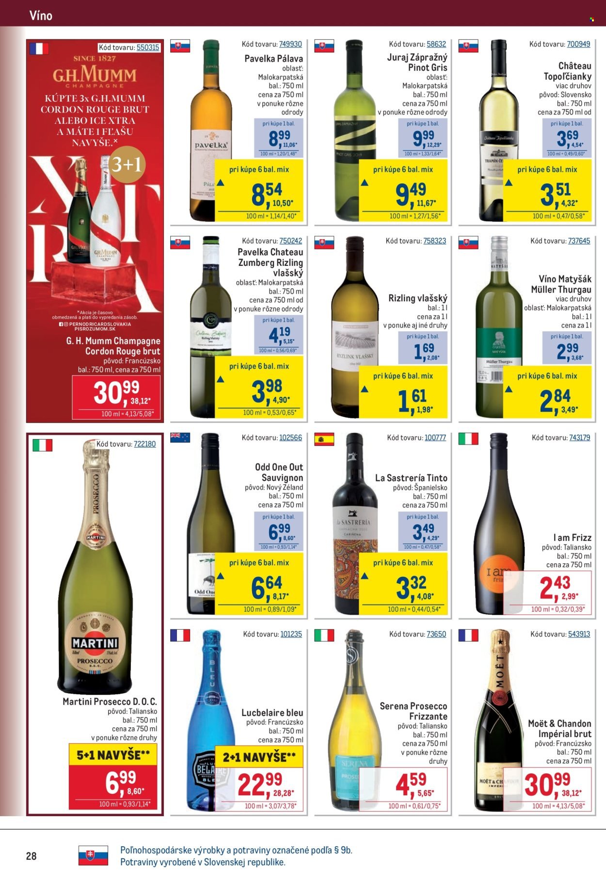 METRO leták - Gastronómia (2025-12-10 - 2025-12-31) | 28