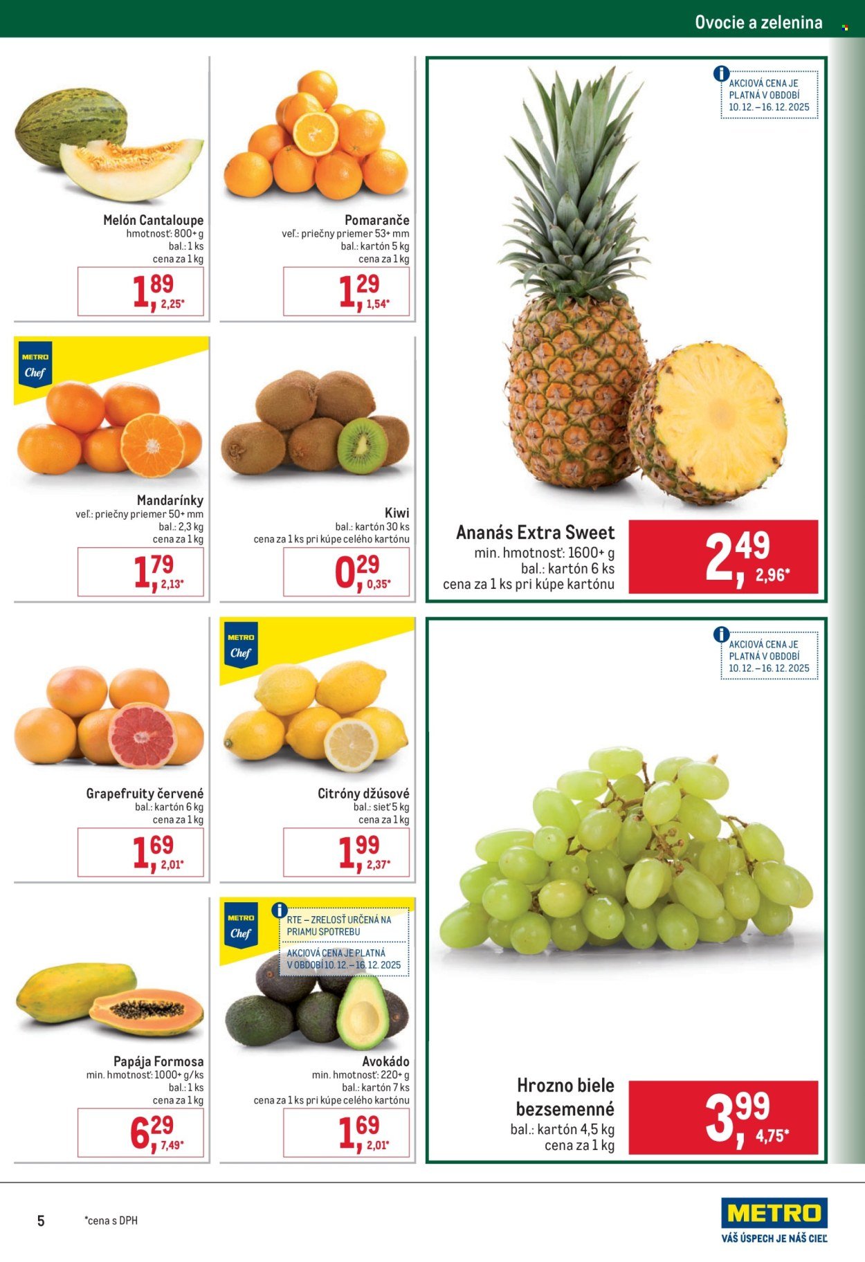 METRO leták - Gastronómia (2025-12-10 - 2025-12-31) | 5