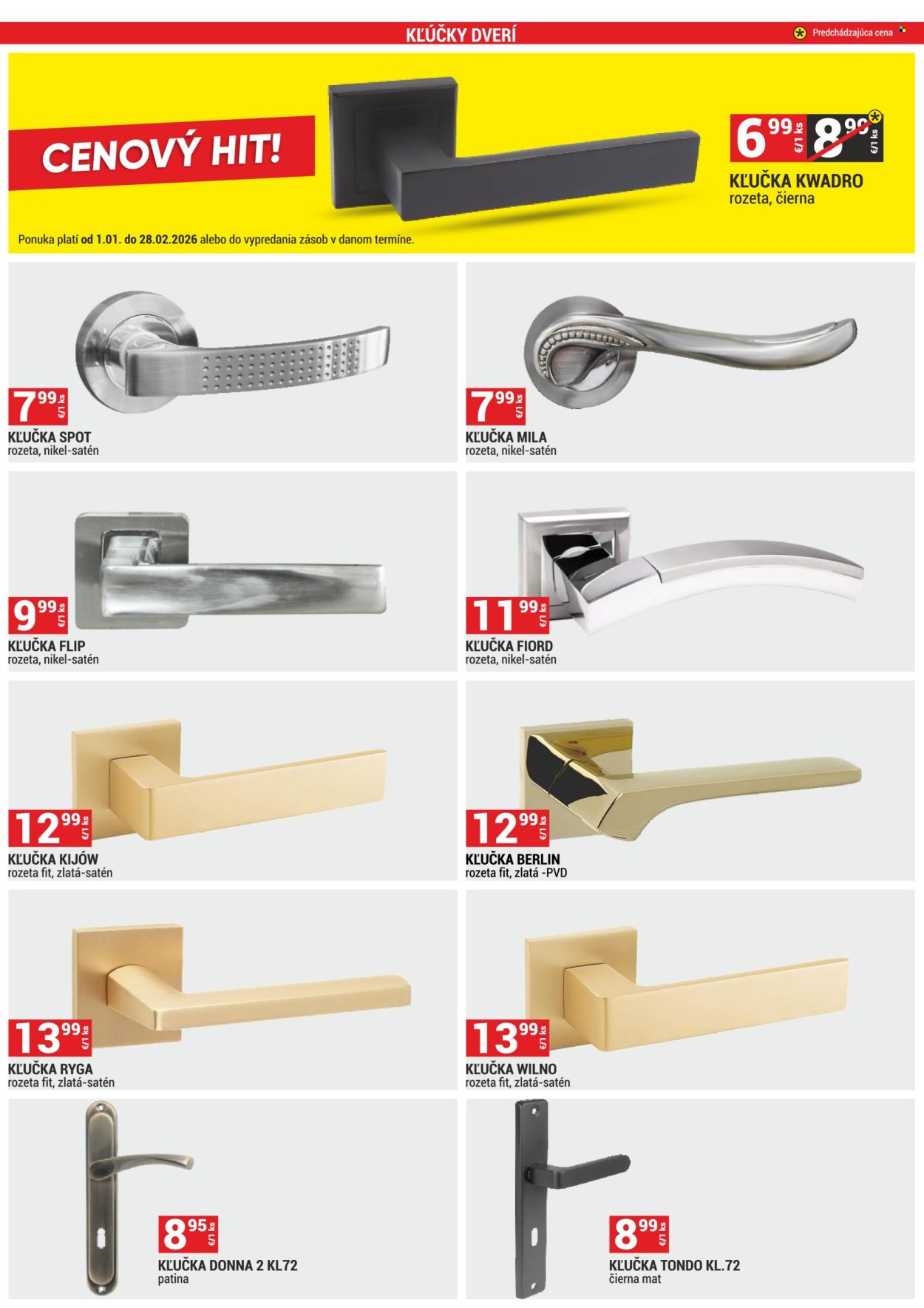 MERKURY MARKET leták - CENOVÝ HIT! (2026-01-02 - 2026-01-31) | 3