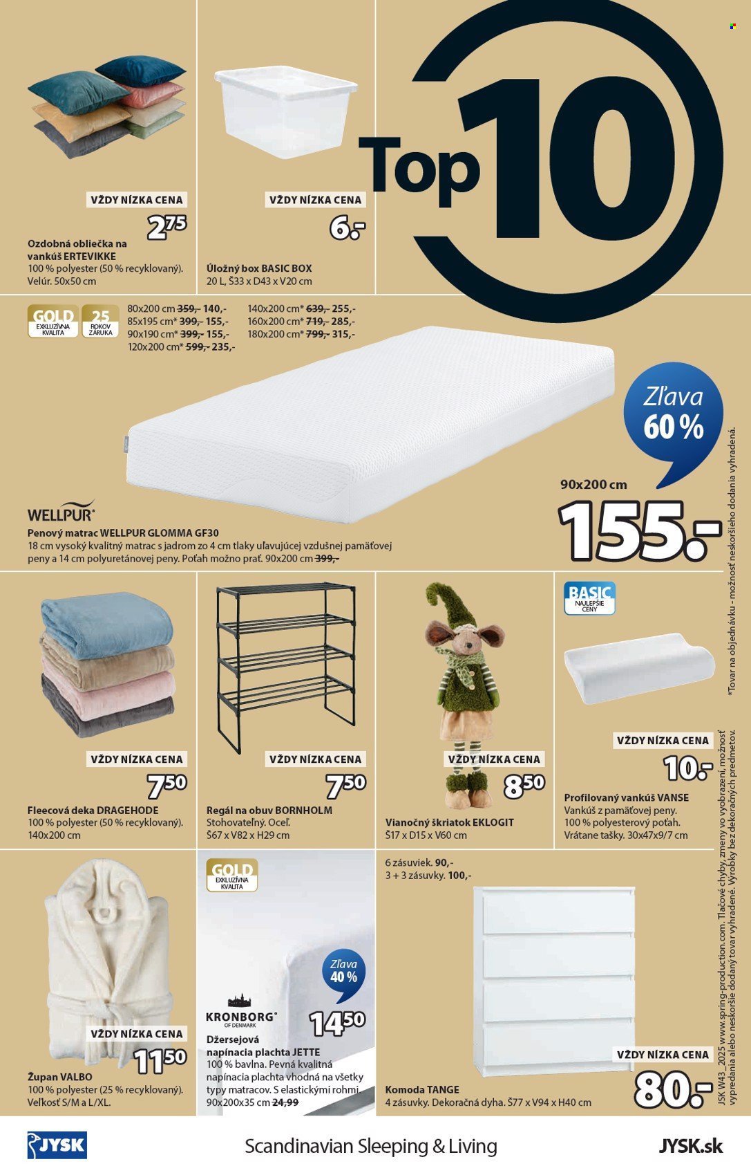 JYSK leták - Od stredy 22.10.2025 (2025-10-22 - 2025-11-23) | 13