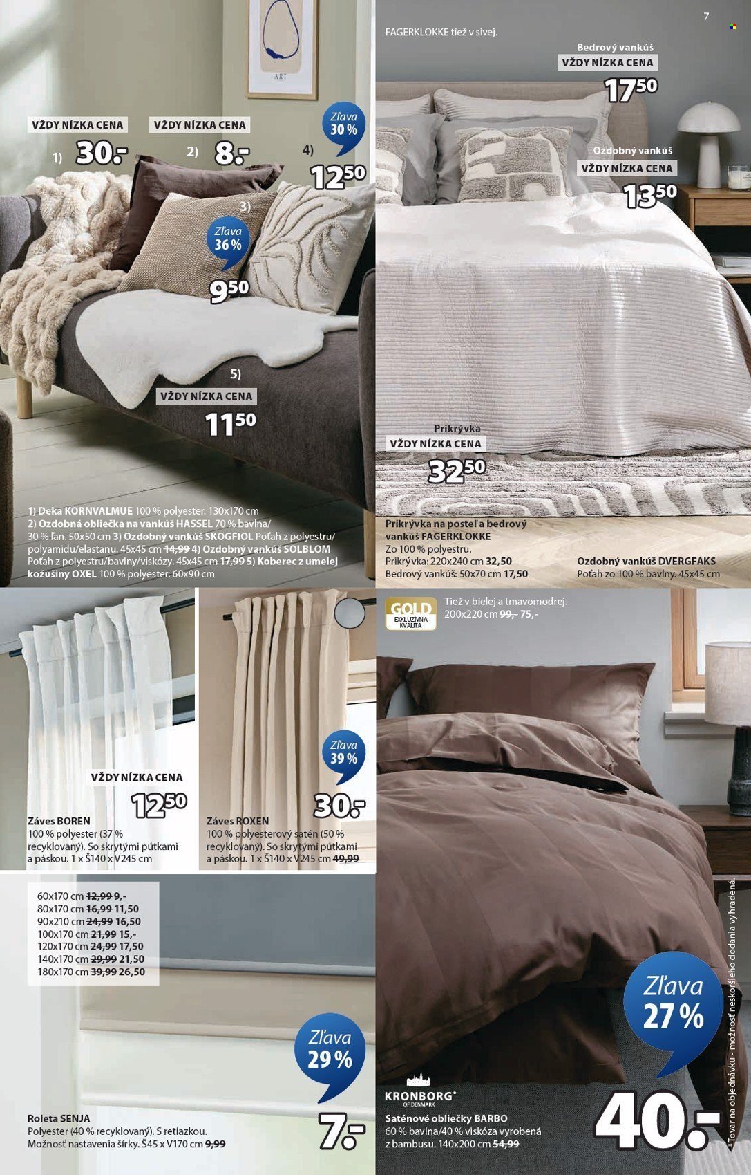 JYSK leták - Od stredy 22.10.2025 (2025-10-22 - 2025-11-23) | 8