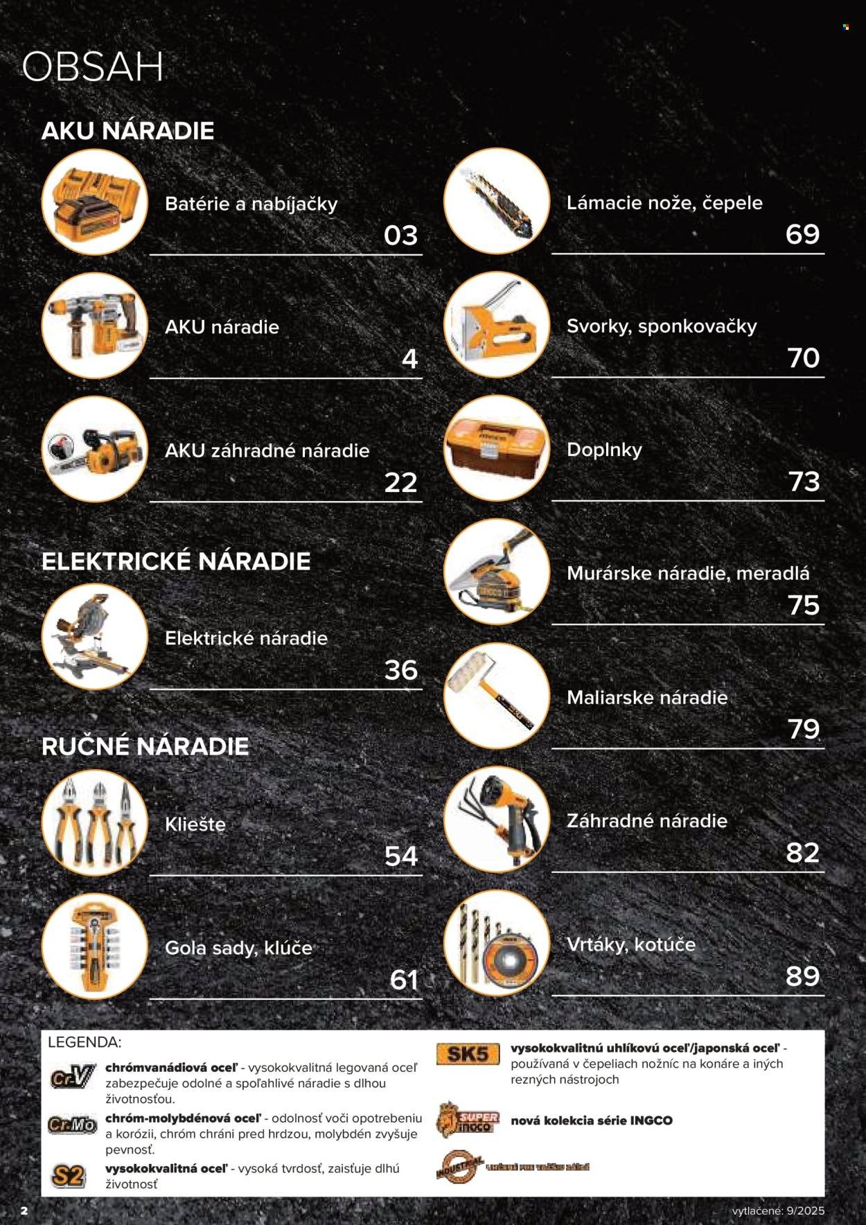 KINEKUS leták - Katalóg INGCO 2025 (2025-10-28) | 2