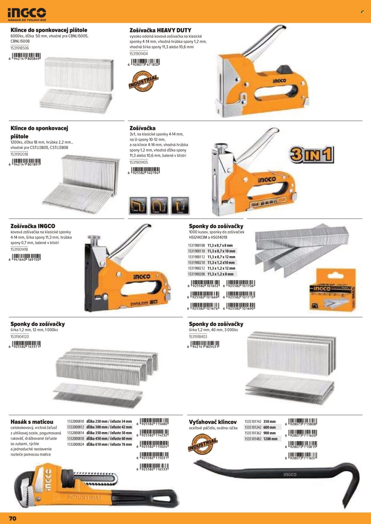 KINEKUS leták - Katalóg INGCO 2025 (2025-10-28) | 70