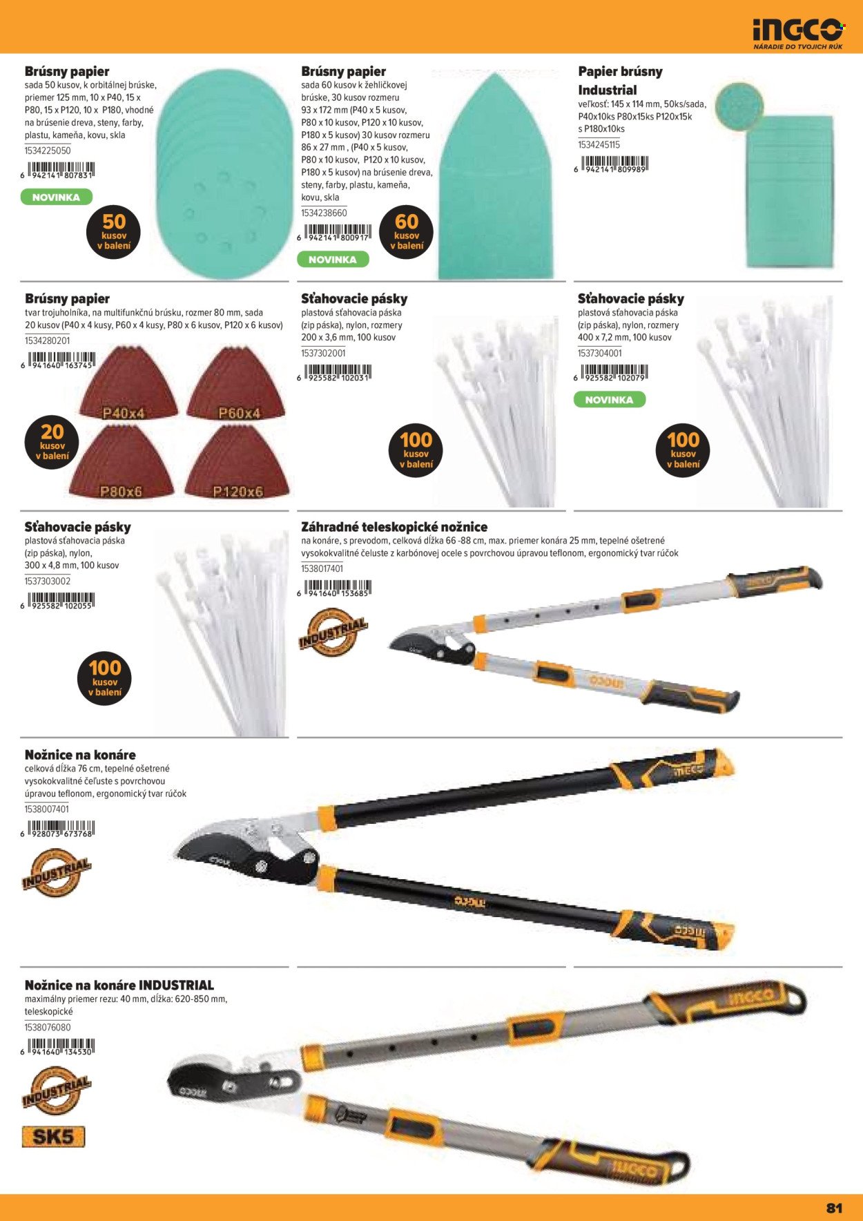 KINEKUS leták - Katalóg INGCO 2025 (2025-10-28) | 81