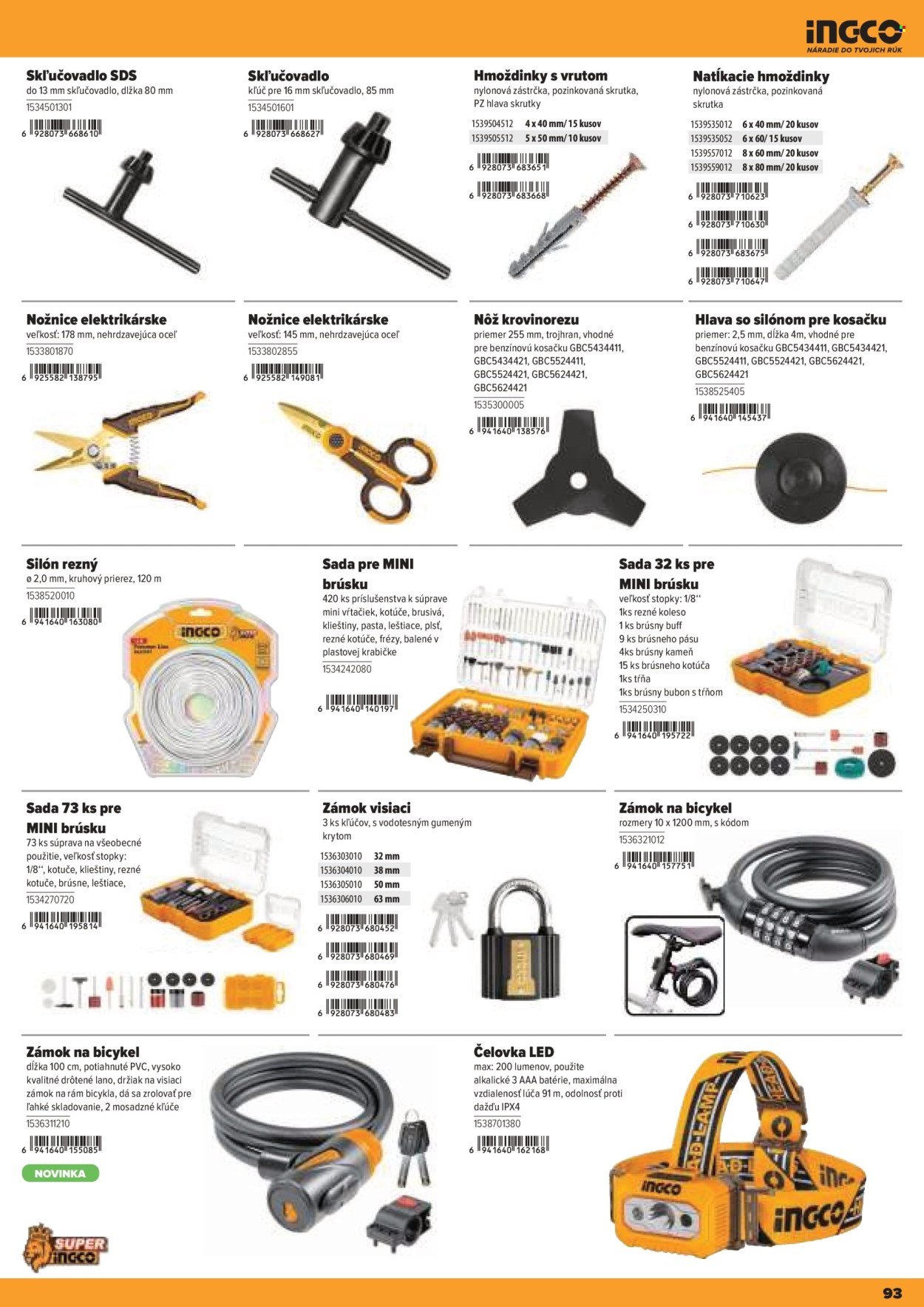 KINEKUS leták - Katalóg INGCO 2025 (2025-10-28) | 93