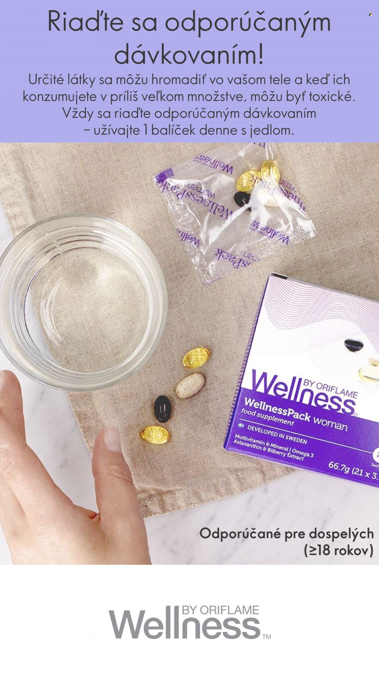 ORIFLAME leták - Wellness balíček (2023-01-22) | 7