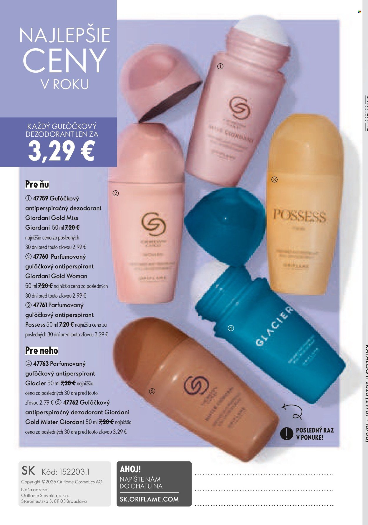 ORIFLAME leták - Katalóg 11