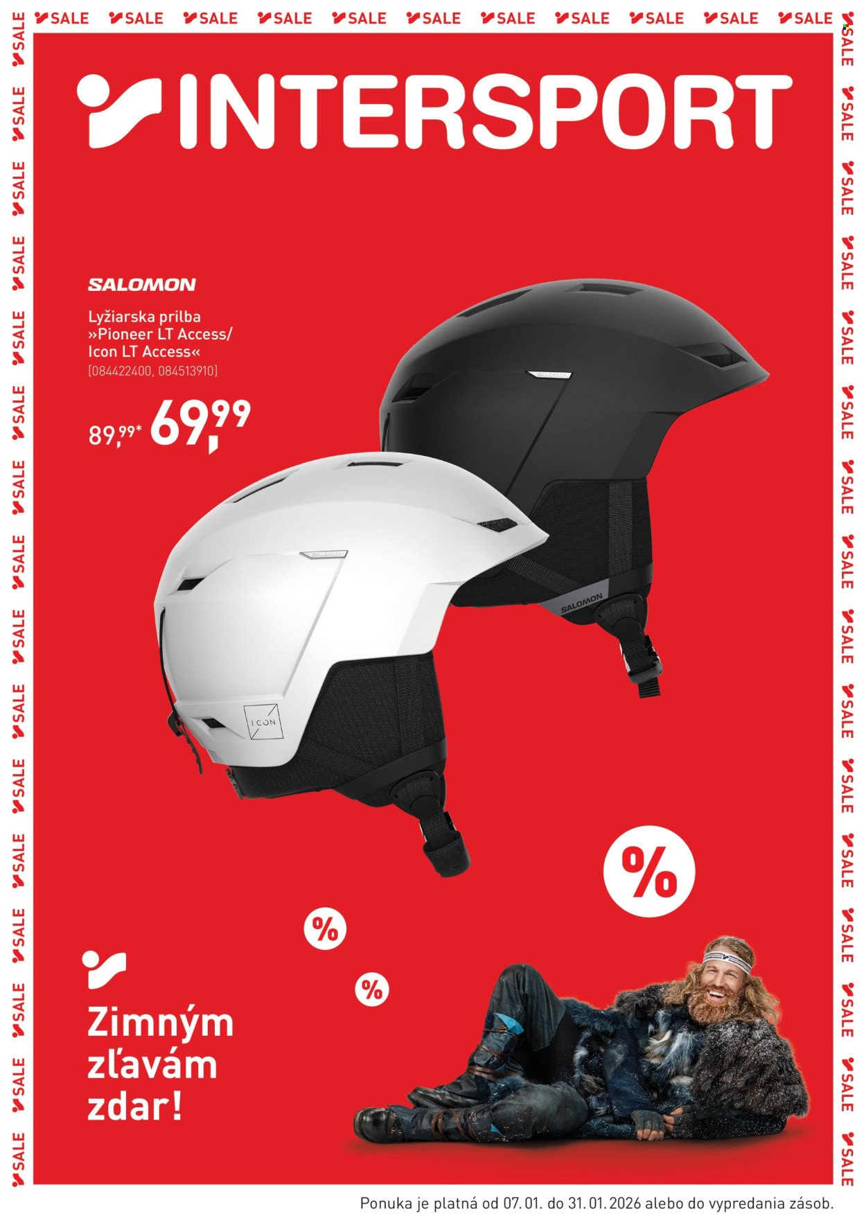 INTERSPORT leták - Od stredy 7.1.2026 (2026-01-07 - 2026-01-31) | 1