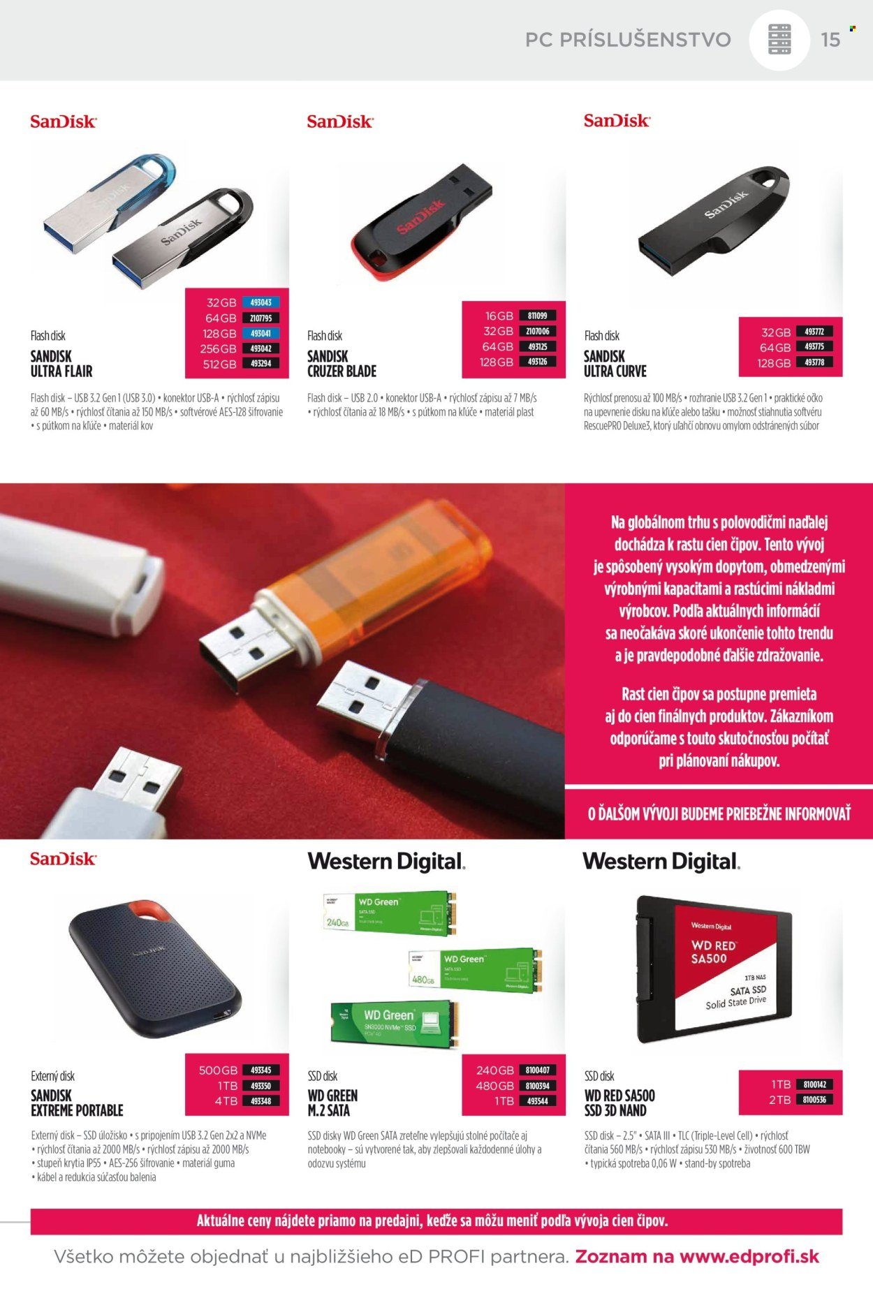 ED PROFI leták - Od nedele 1.3.2026 (2026-03-01 - 2026-03-31) | 15