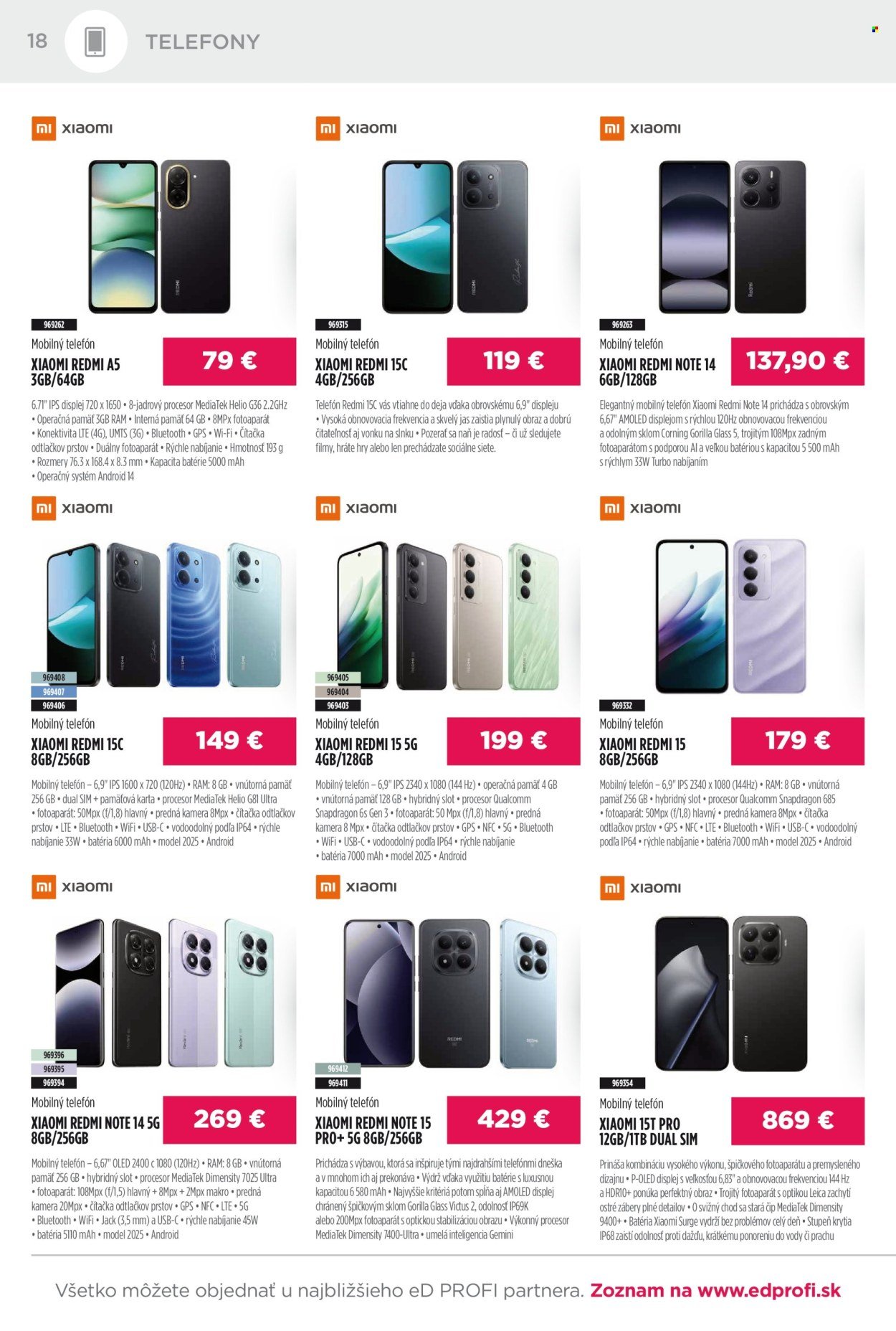 ED PROFI leták - Od nedele 1.3.2026 (2026-03-01 - 2026-03-31) | 18