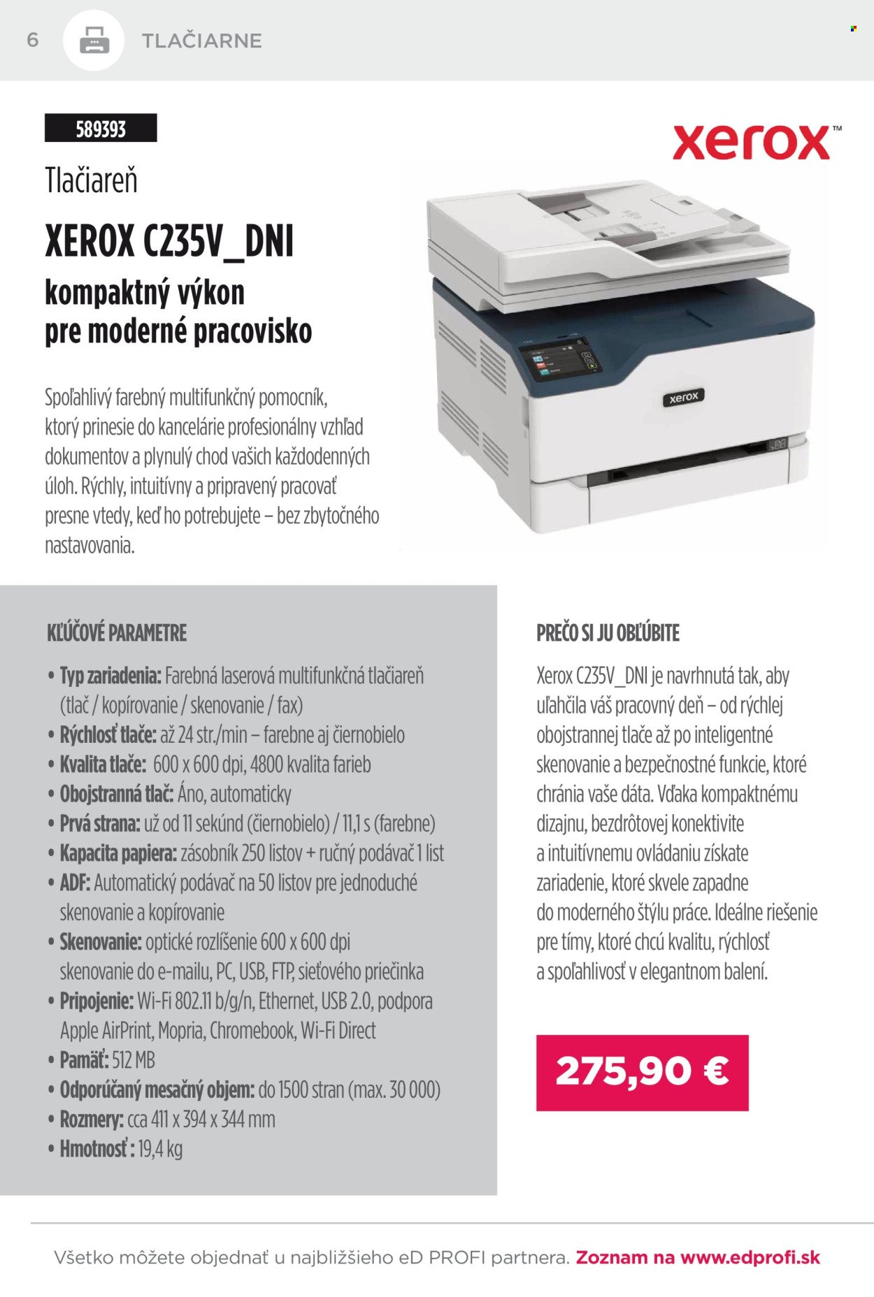 ED PROFI leták - Od nedele 1.3.2026 (2026-03-01 - 2026-03-31) | 6