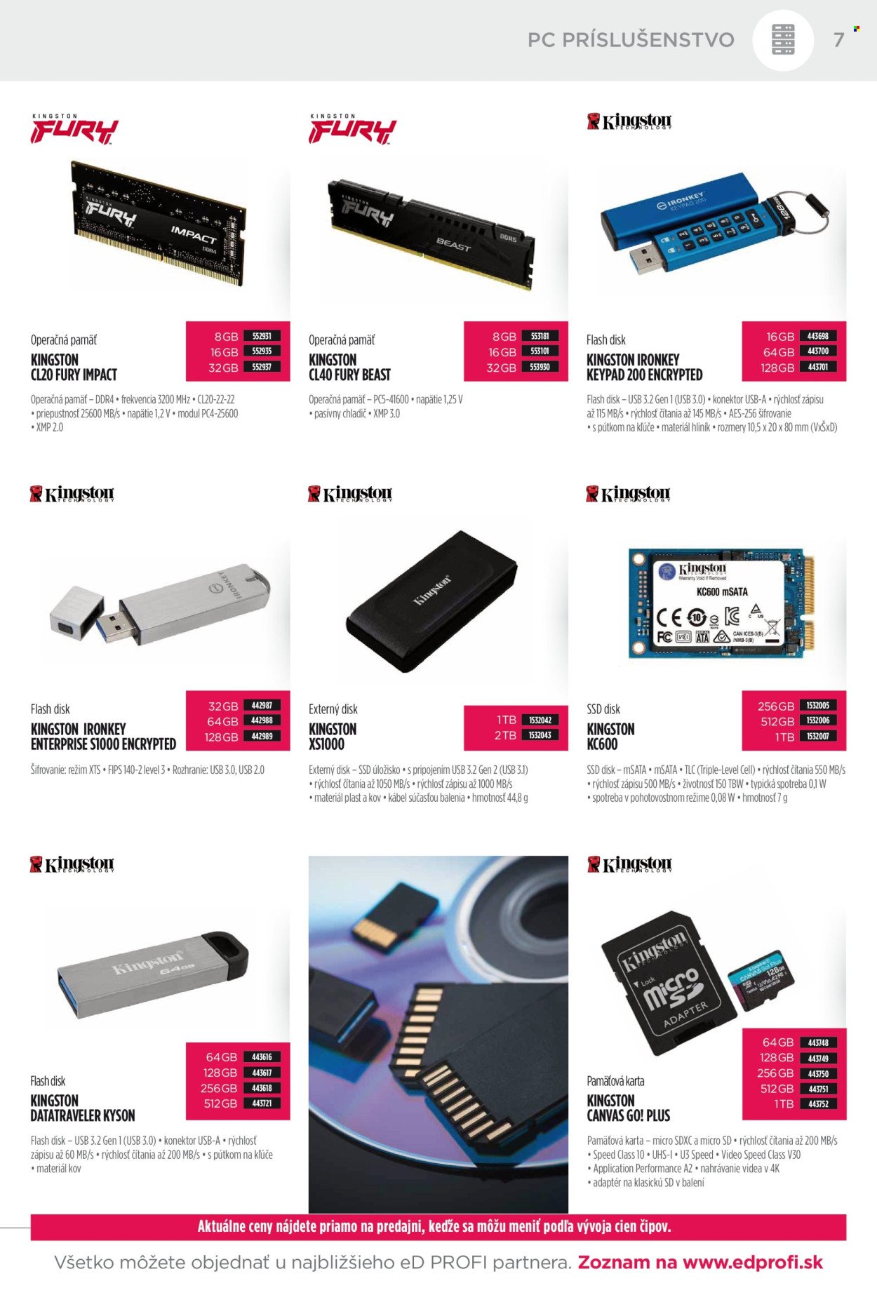ED PROFI leták - Od nedele 1.3.2026 (2026-03-01 - 2026-03-31) | 7
