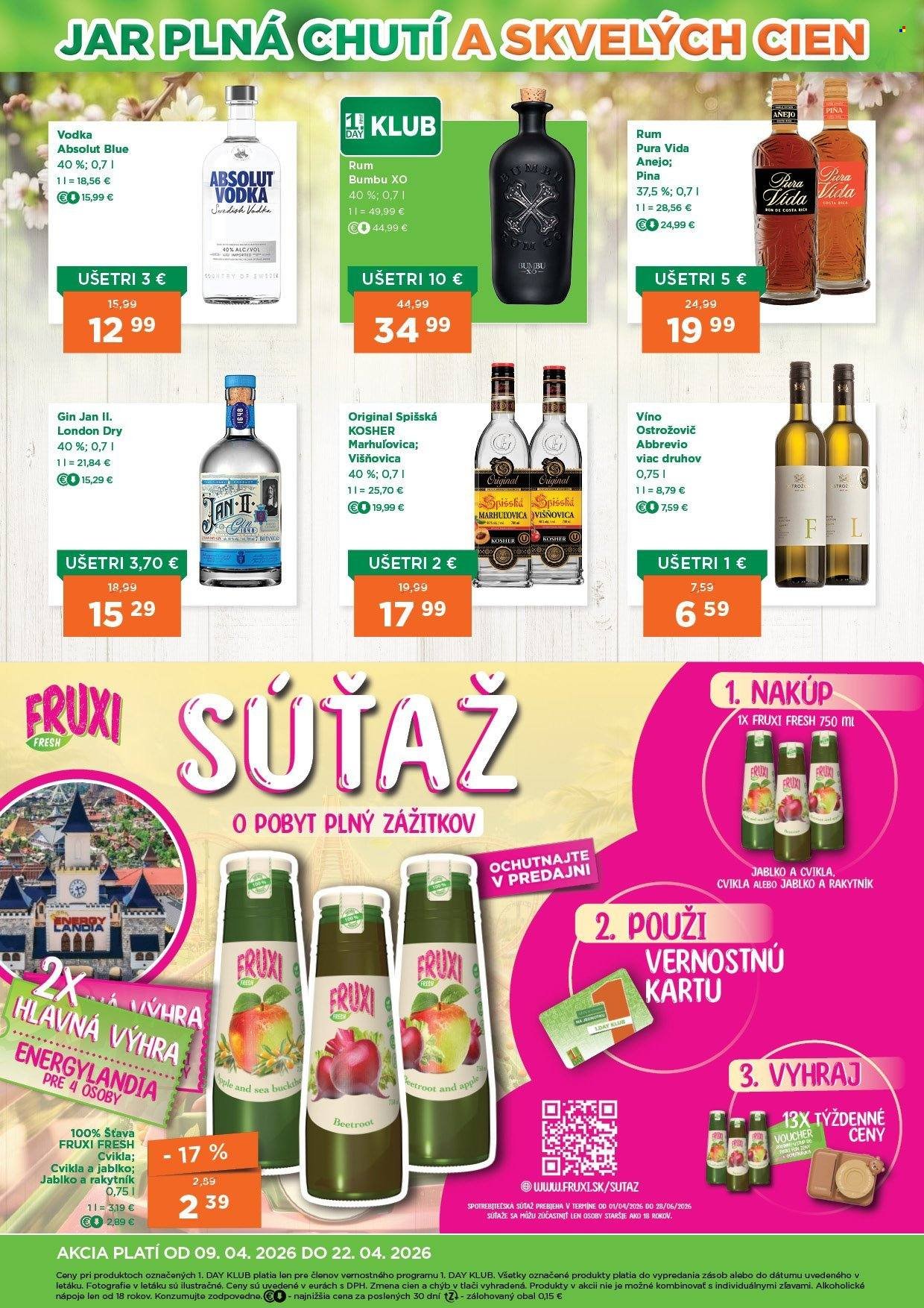 1DAY leták - Od štvrtka 9.4.2026 (2026-04-09 - 2026-04-22) | 4