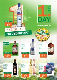 1DAY leták - Od štvrtka 9.4.2026 (2026-04-09 - 2026-04-22)
