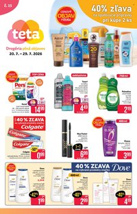 TETA DROGERIE leták - Od pondelka 20.7.2026