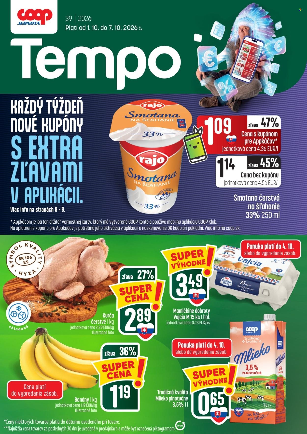 COOP JEDNOTA leták - Od štvrtka 1.10.2026