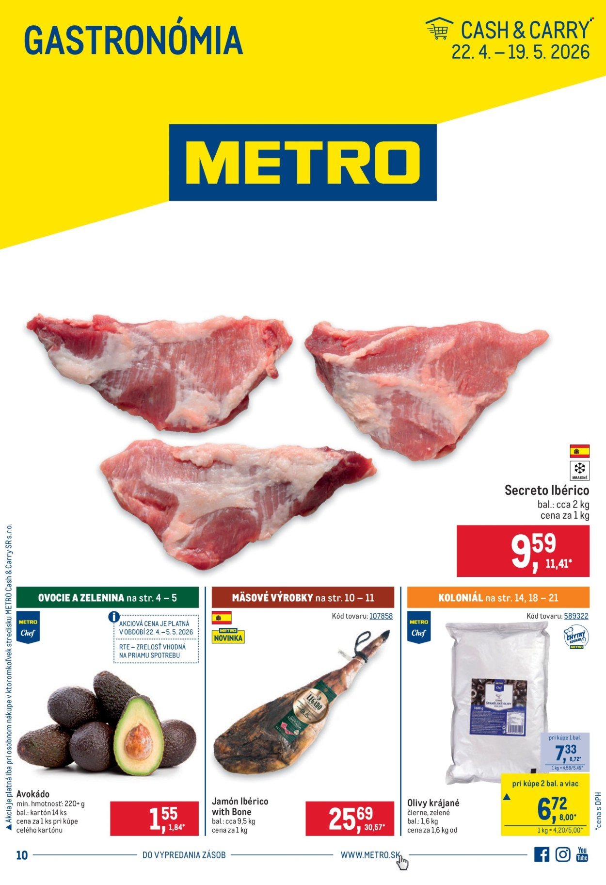 METRO leták - Gastronómia (2026-04-22 - 2026-05-19) | 1