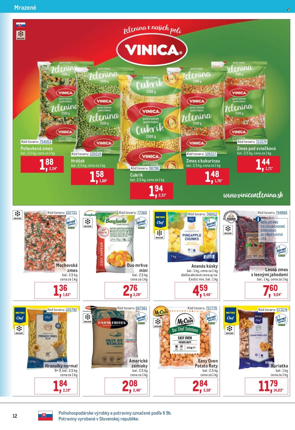 METRO leták - Gastronómia (2026-04-22 - 2026-05-19) | 12