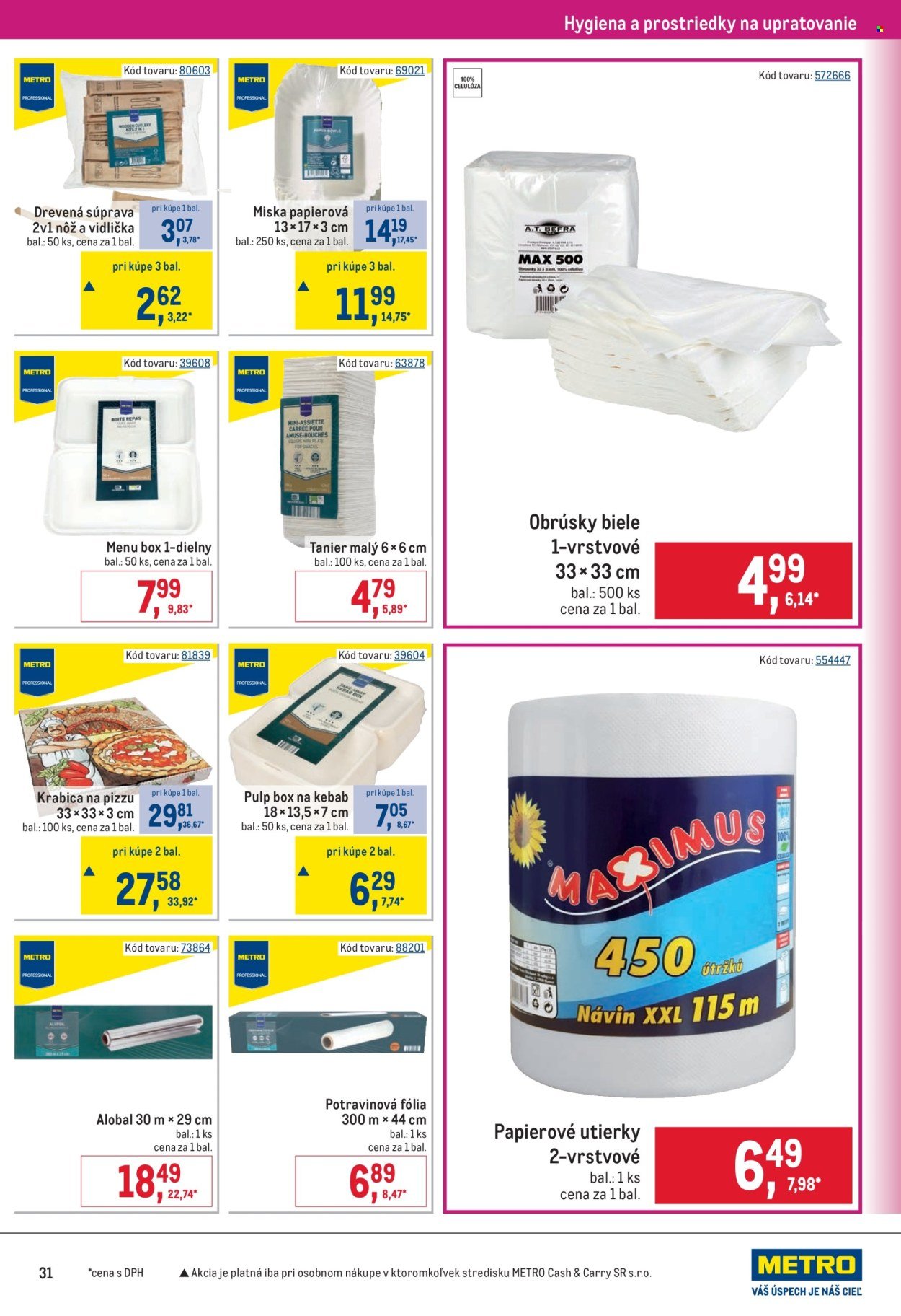 METRO leták - Gastronómia (2026-04-22 - 2026-05-19) | 31