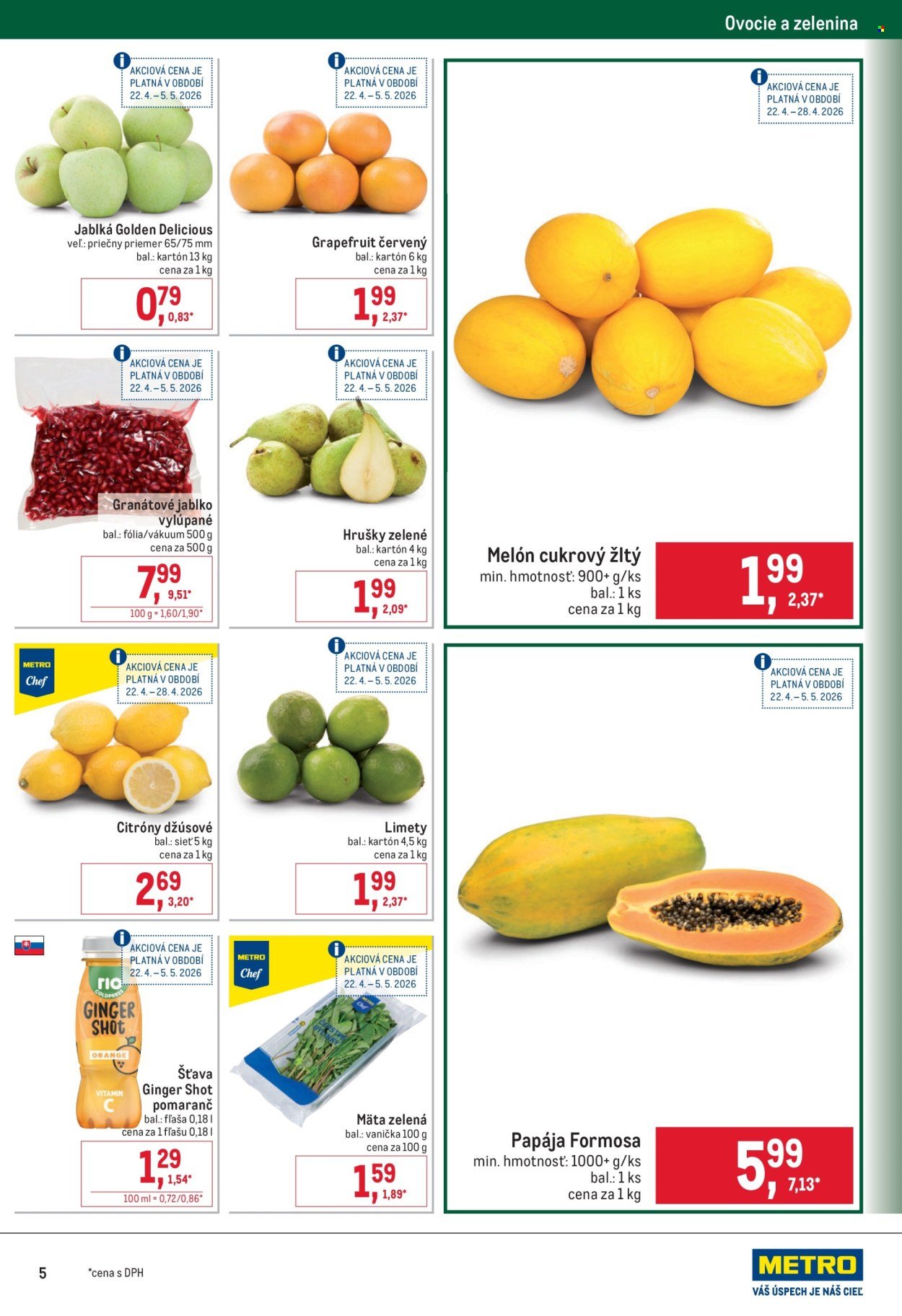 METRO leták - Gastronómia (2026-04-22 - 2026-05-19) | 5