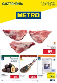 METRO leták - Gastronómia (2026-04-22 - 2026-05-19)
