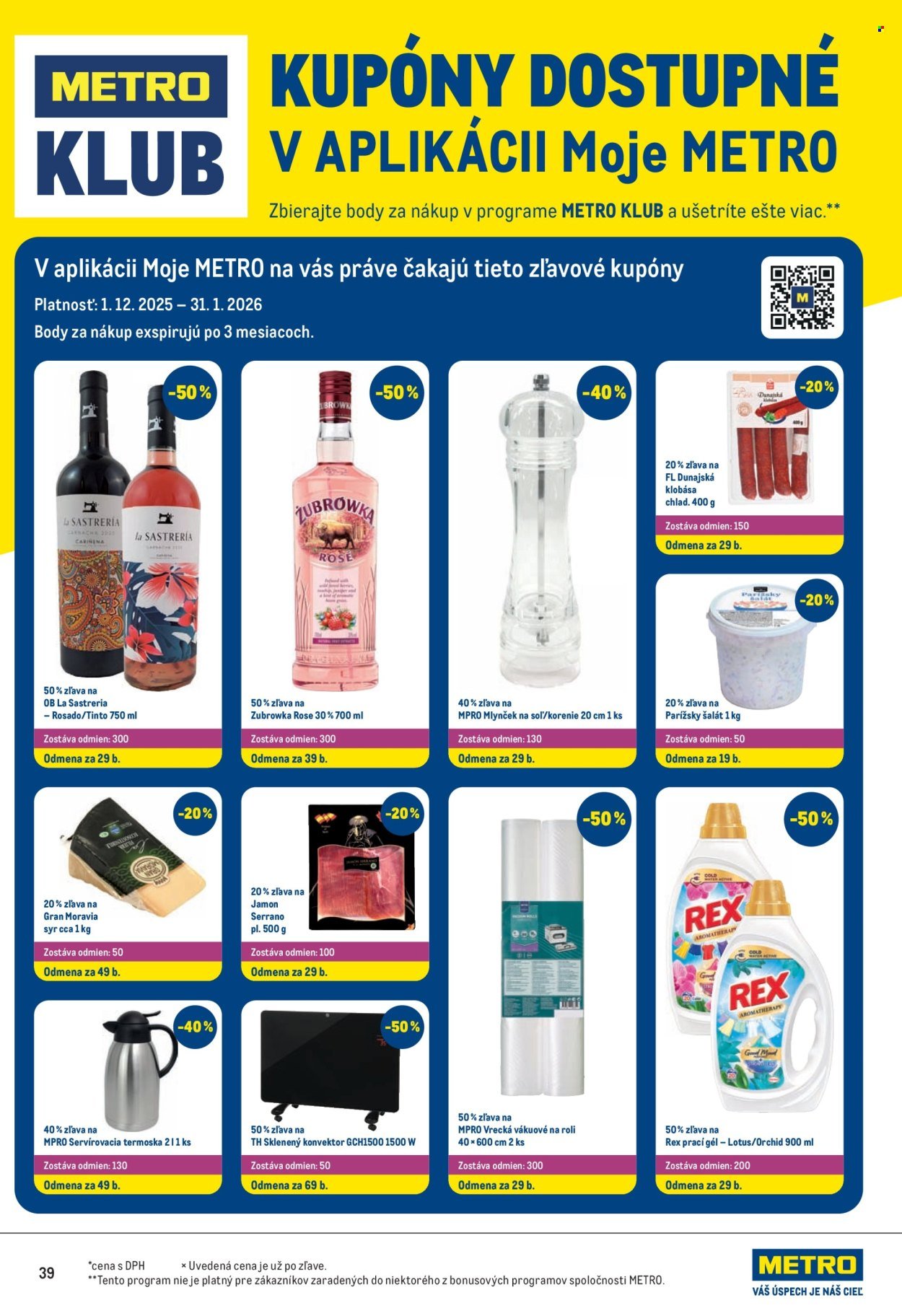METRO leták - Maloobchod (2026-01-14 - 2026-01-27) | 39