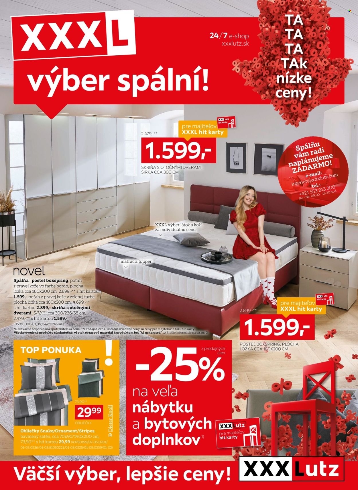 XXXLUTZ leták - XXXL výber spální!