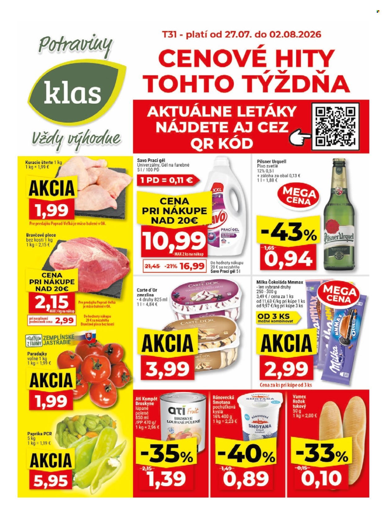KLAS leták - Od pondelka 27.7.2026