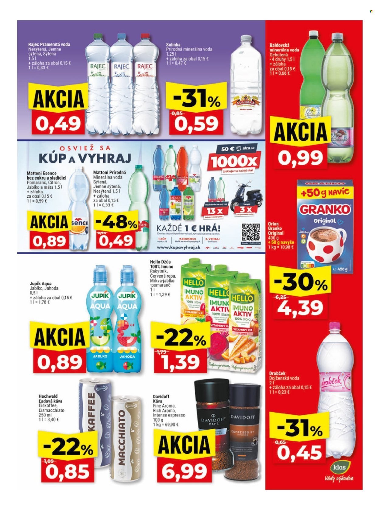 KLAS leták - Od pondelka 27.7.2026