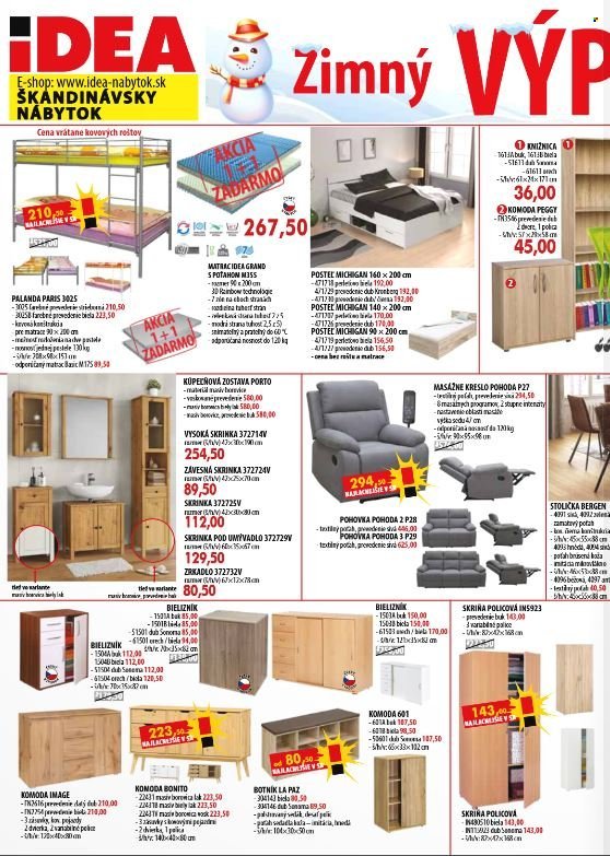 IDEA NÁBYTOK leták - Od štvrtka 15.1.2026 (2026-01-15 - 2026-01-31) | 2
