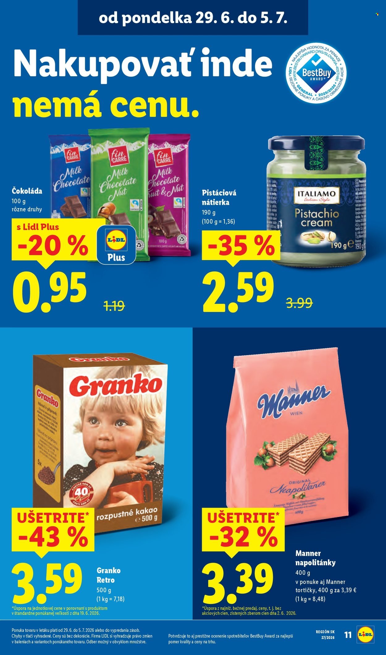 LIDL leták - Od pondelka 29.6.2026