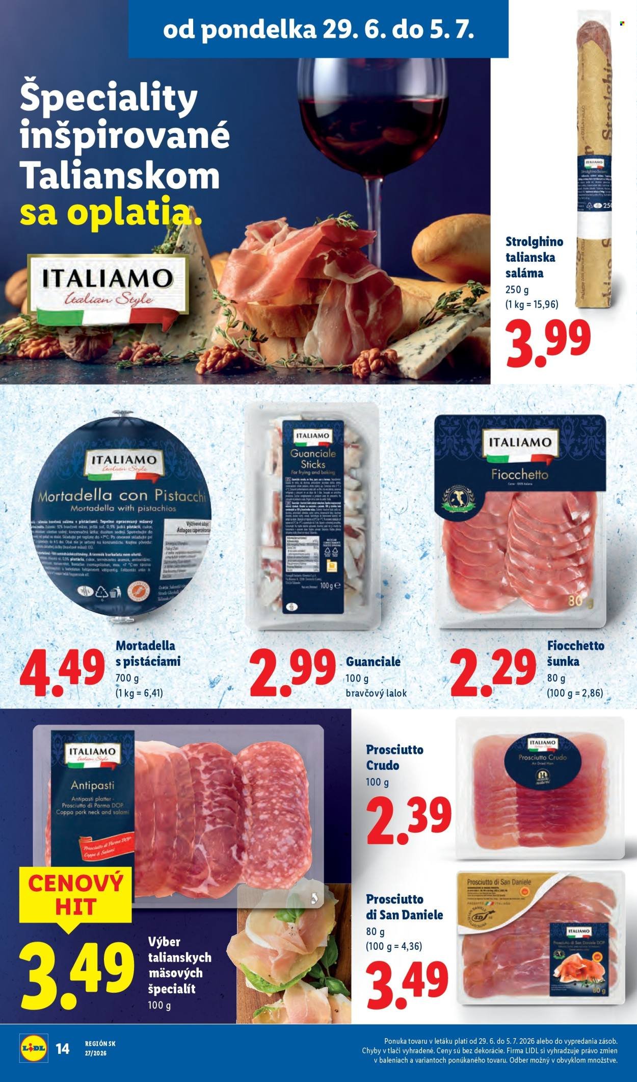 LIDL leták - Od pondelka 29.6.2026