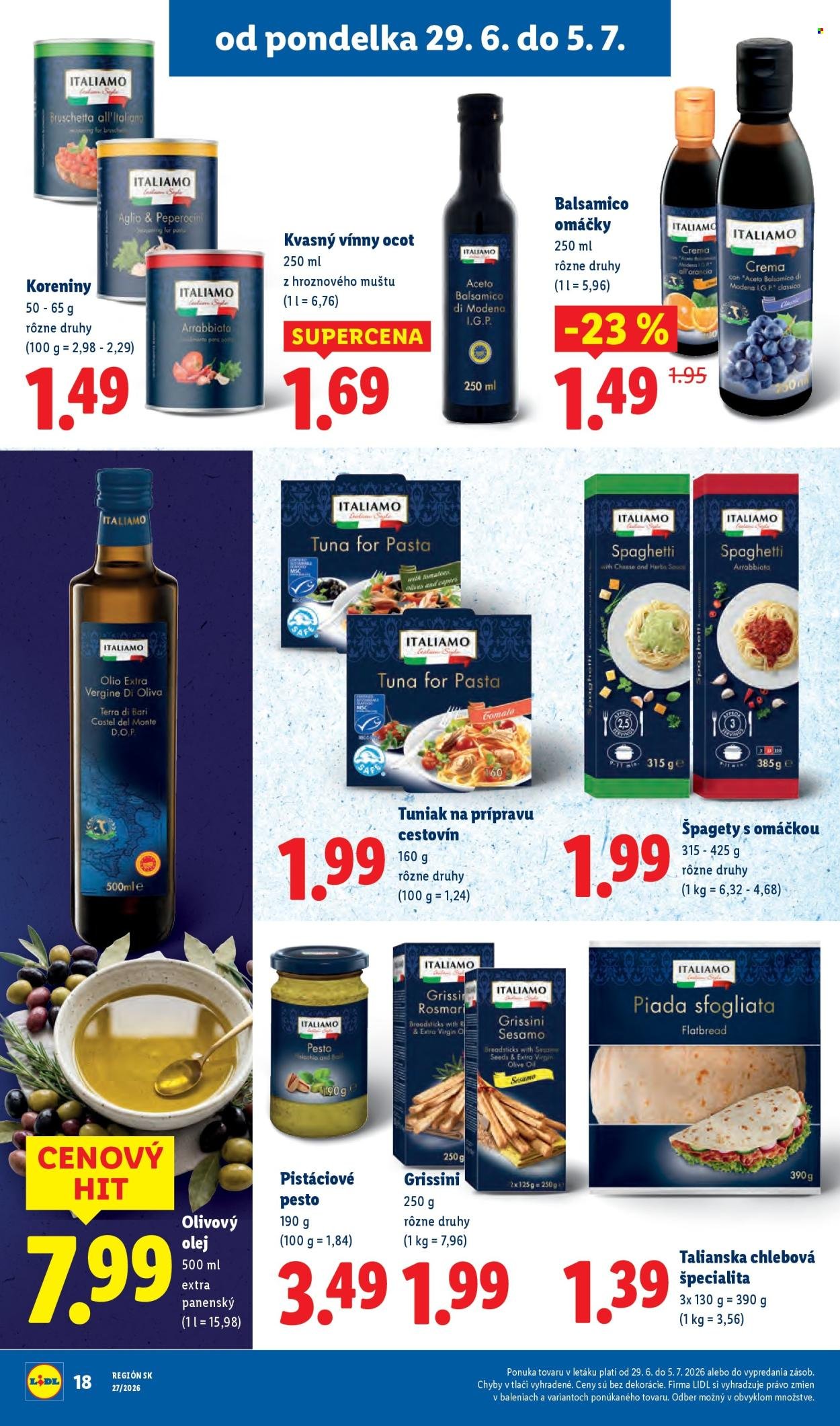 LIDL leták - Od pondelka 29.6.2026