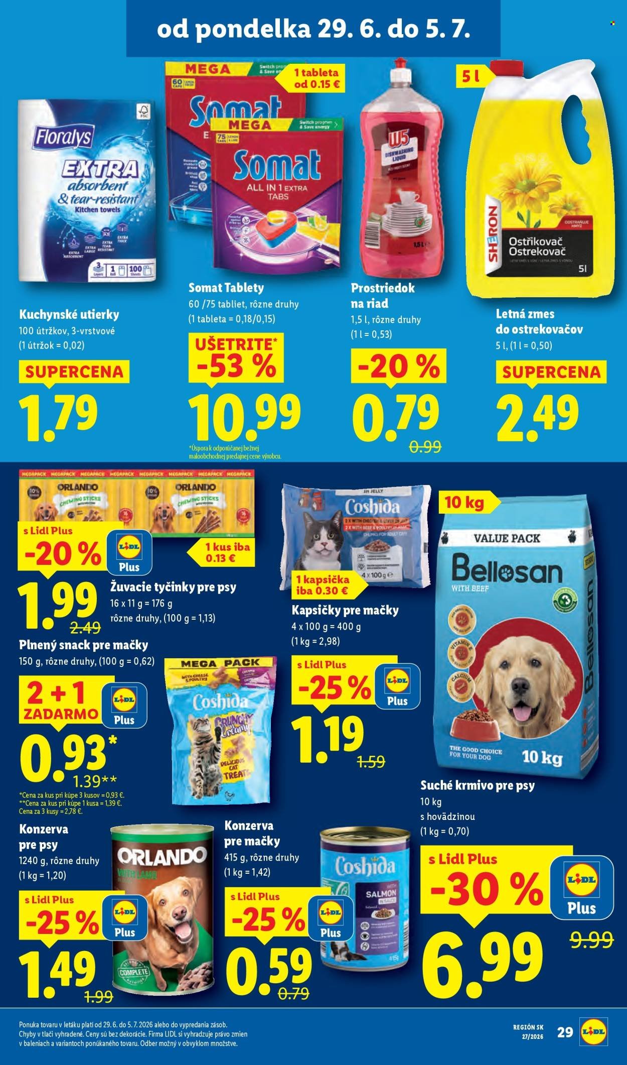 LIDL leták - Od pondelka 29.6.2026