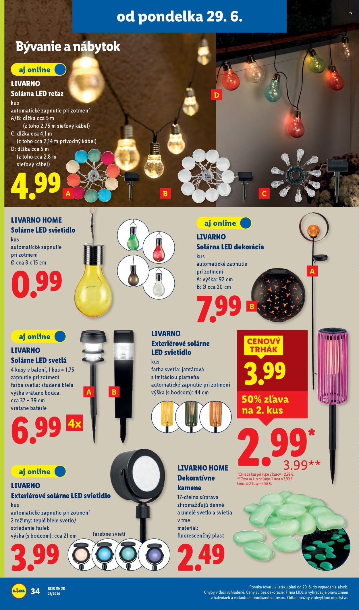 LIDL leták - Od pondelka 29.6.2026