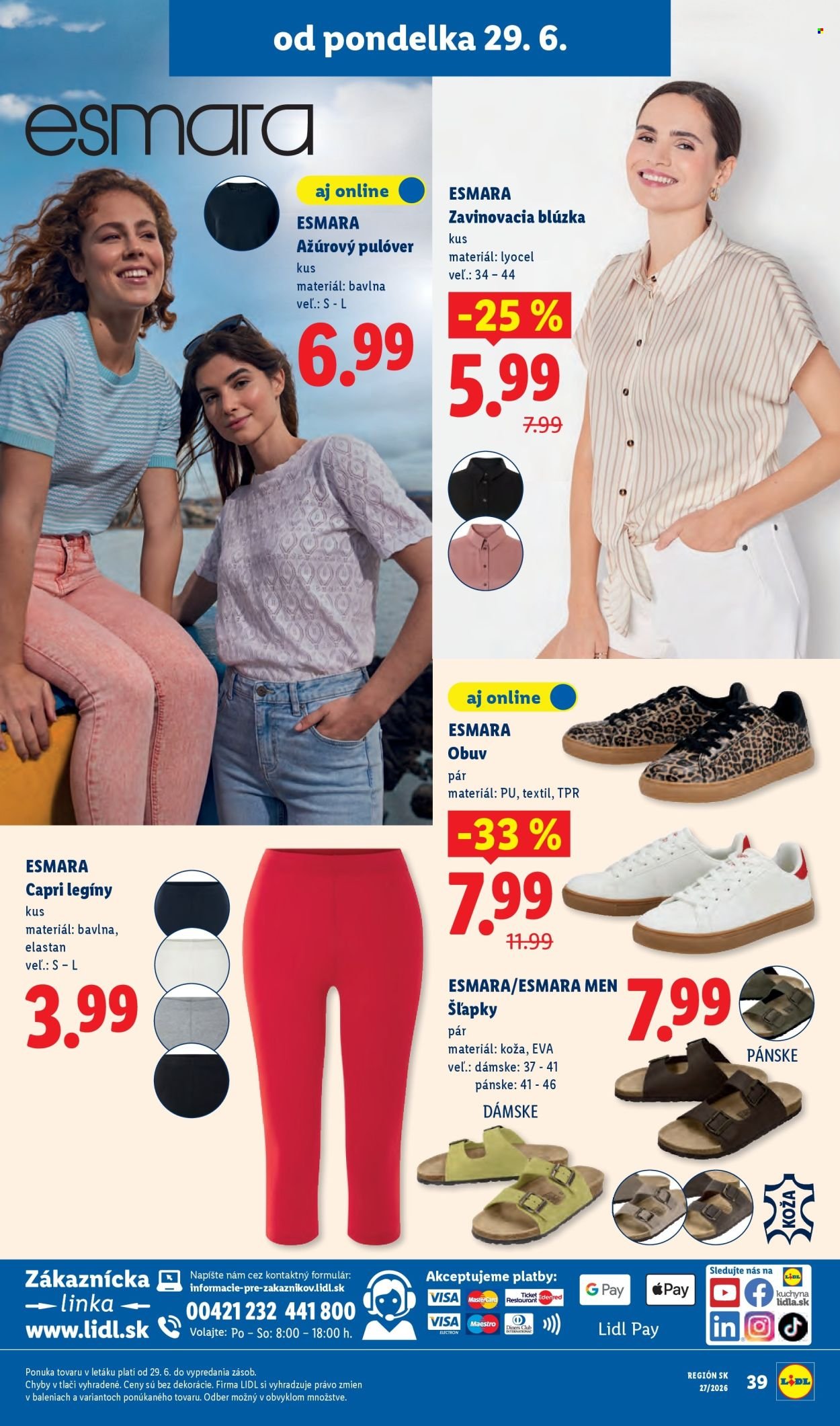 LIDL leták - Od pondelka 29.6.2026