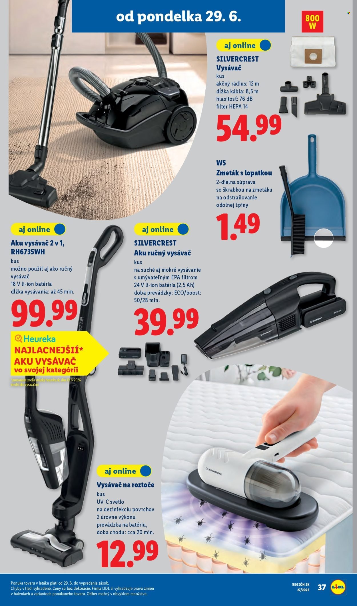 LIDL leták - Od pondelka 29.6.2026