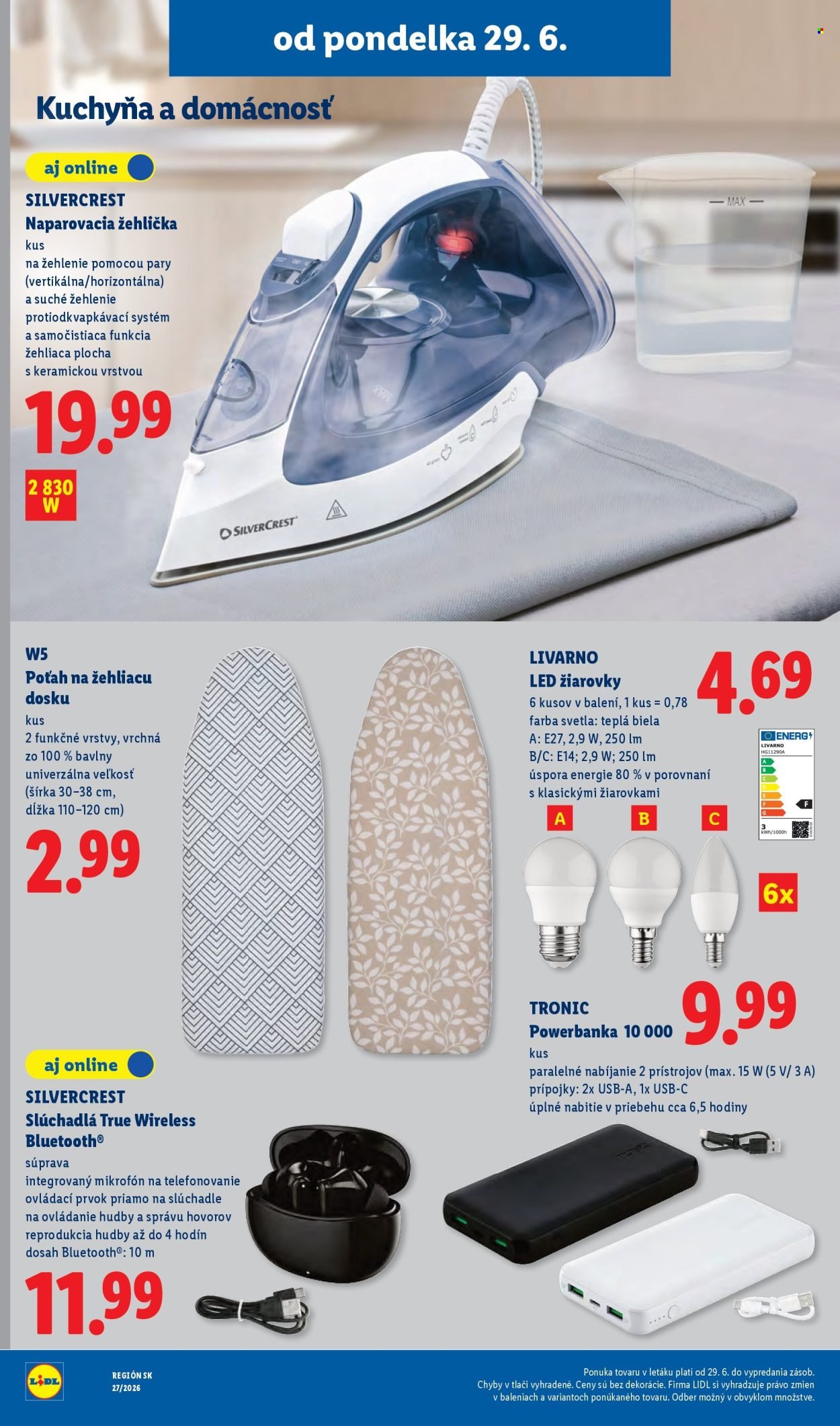 LIDL leták - Od pondelka 29.6.2026