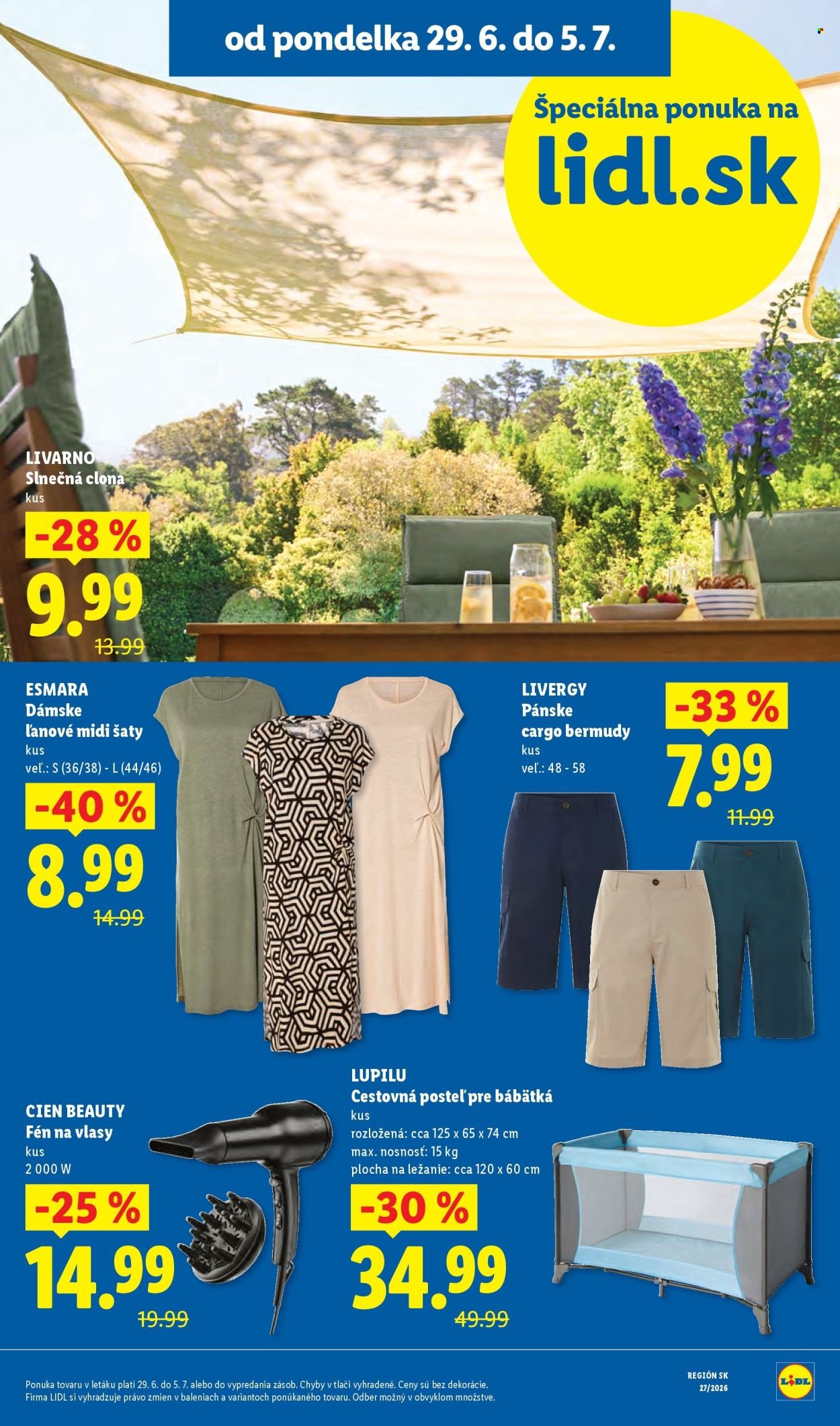 LIDL leták - Od pondelka 29.6.2026