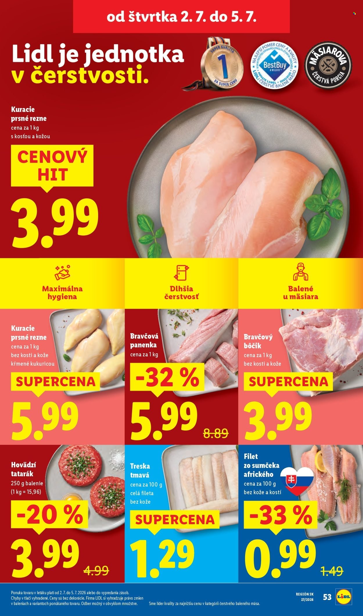 LIDL leták - Od pondelka 29.6.2026