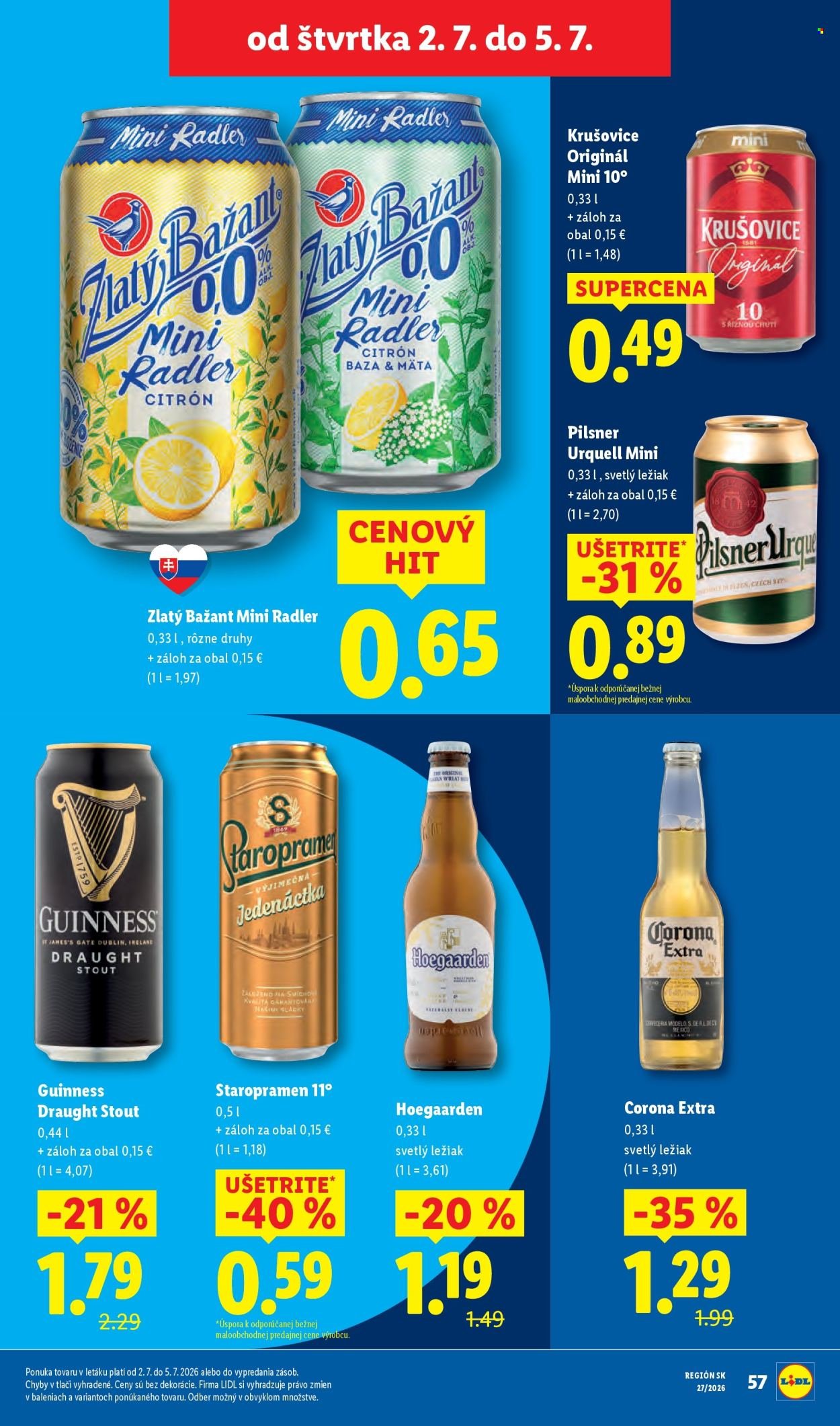 LIDL leták - Od pondelka 29.6.2026