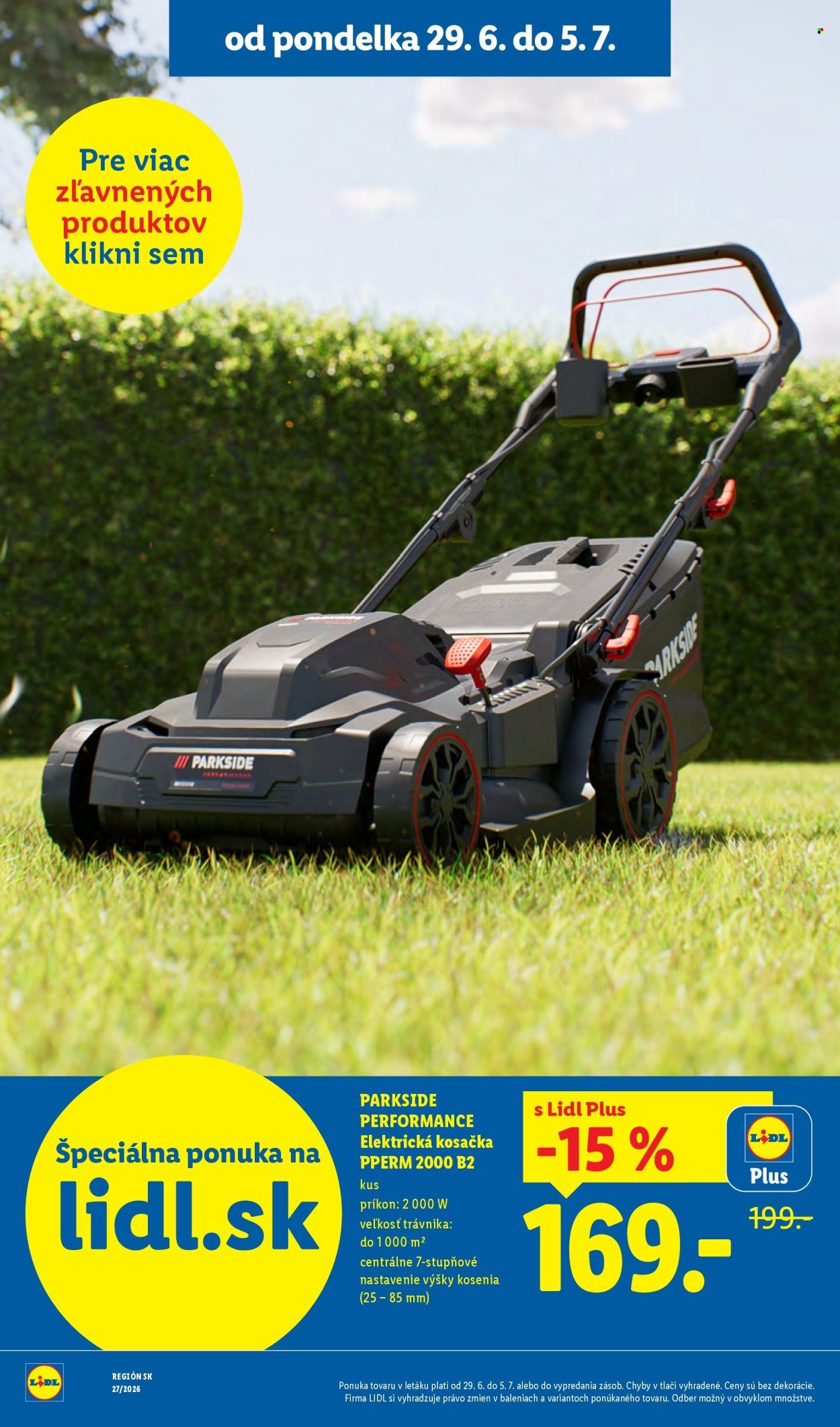 LIDL leták - Od pondelka 29.6.2026