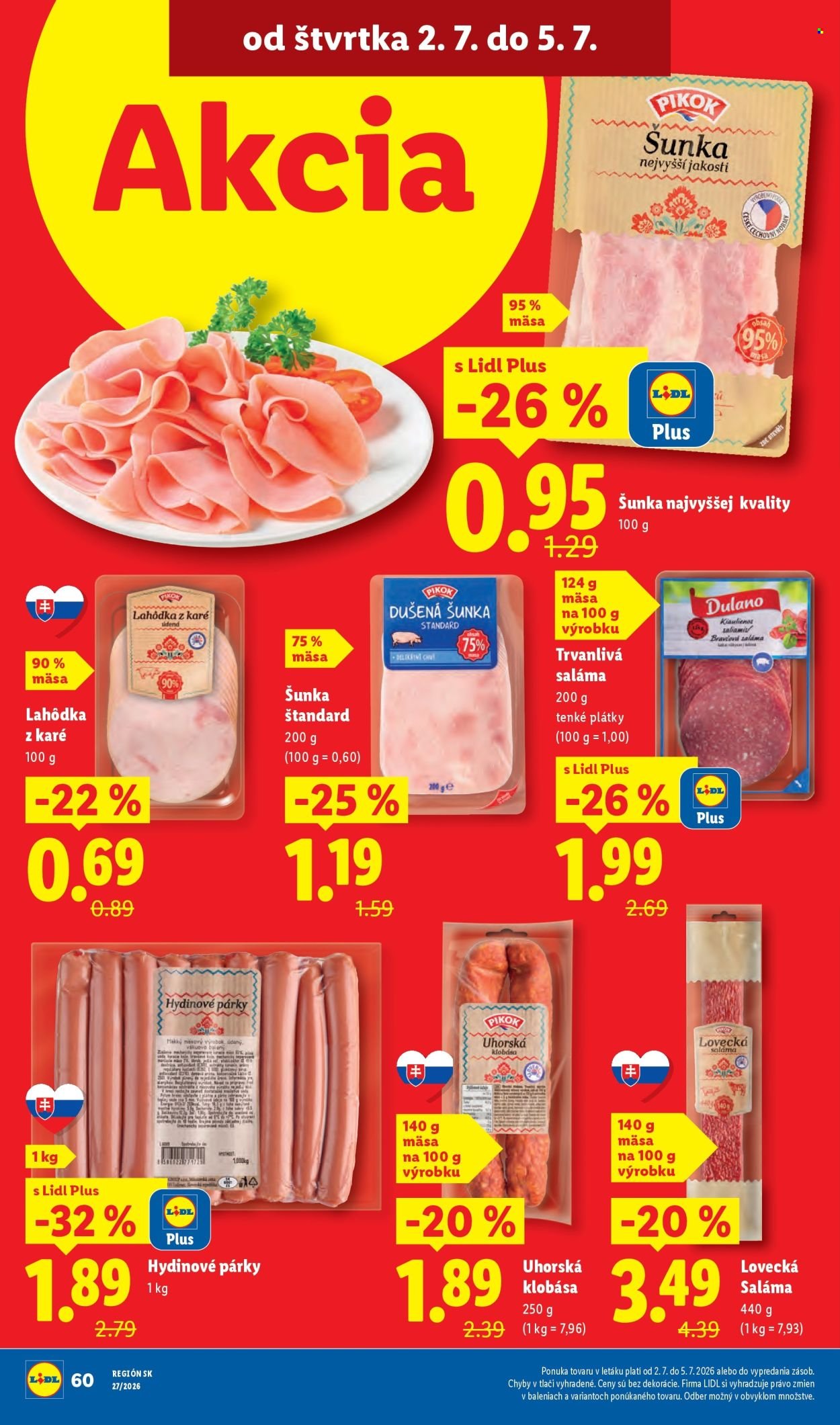 LIDL leták - Od pondelka 29.6.2026