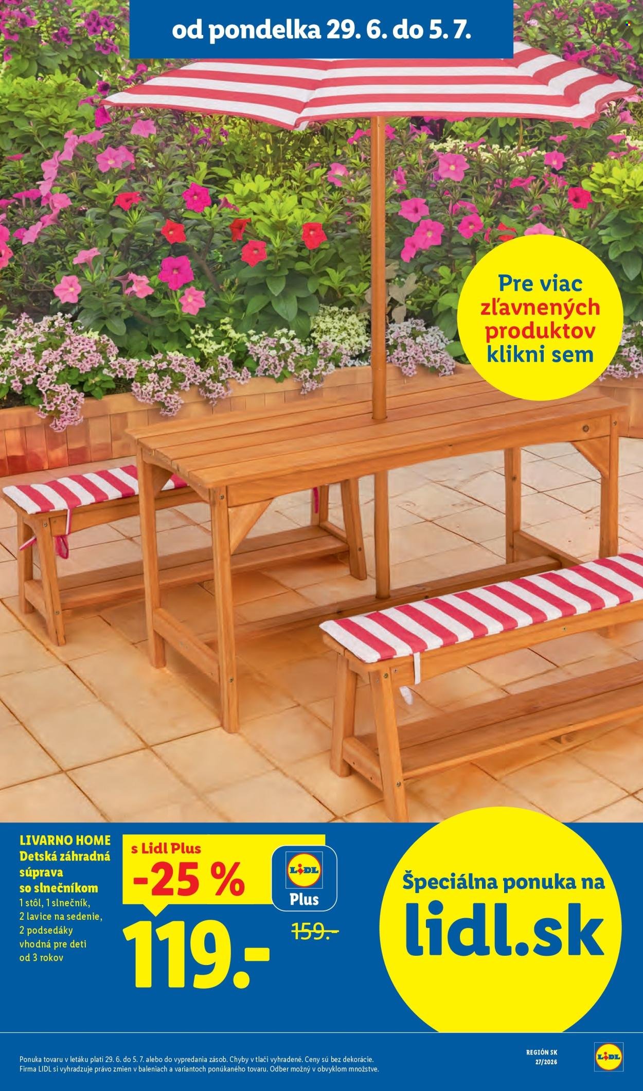LIDL leták - Od pondelka 29.6.2026